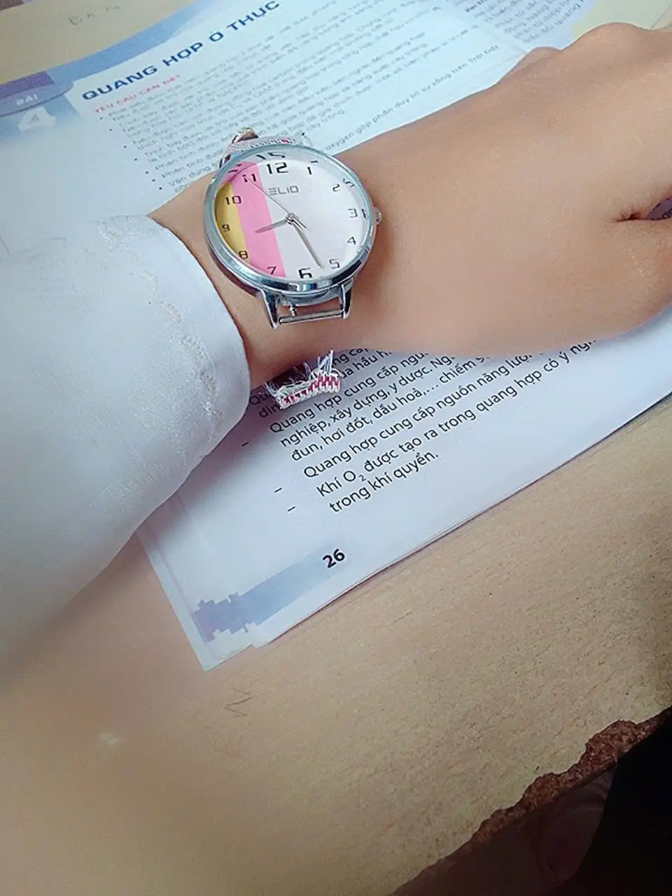 Khách hàng review Đồng hồ ELIO Nắng Xuân 32 mm Nữ EL027-01 1