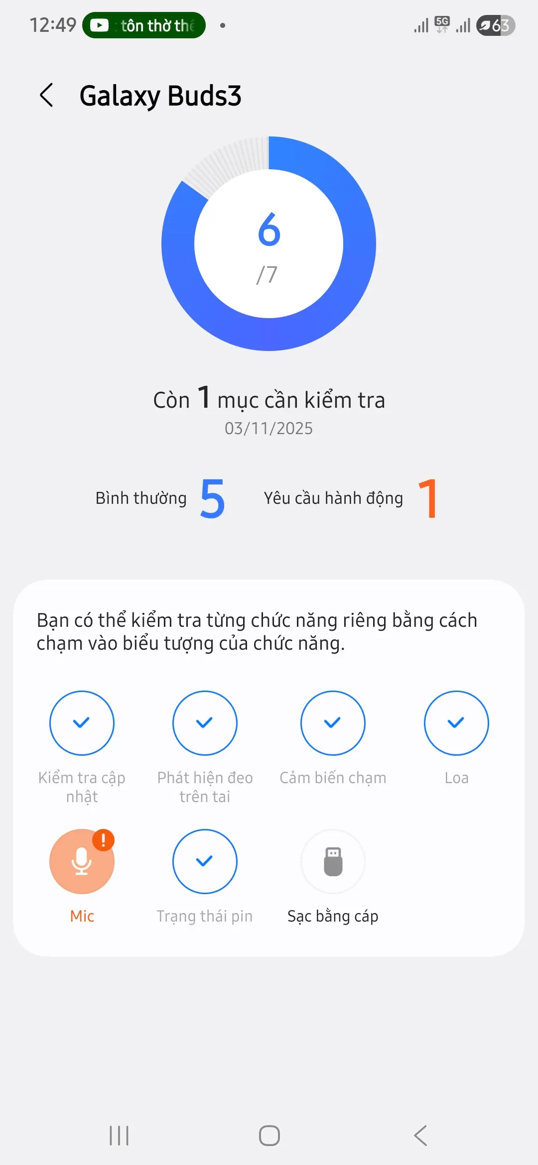 Khách hàng review Tai nghe TWS Samsung Galaxy Buds3 R530N 2