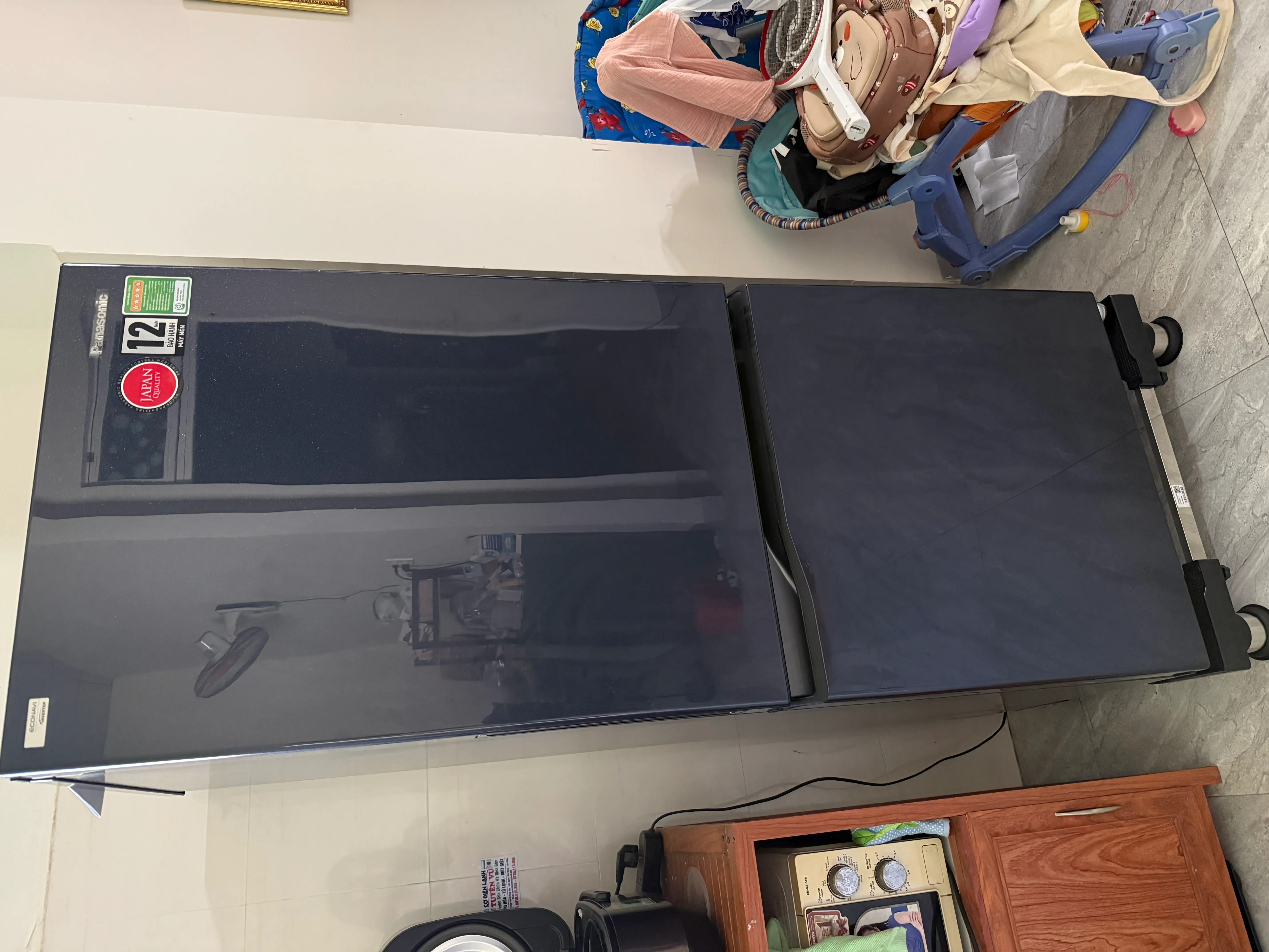 Khách hàng review Tủ lạnh Panasonic Inverter 251 lít NR-SP275CPAV 7