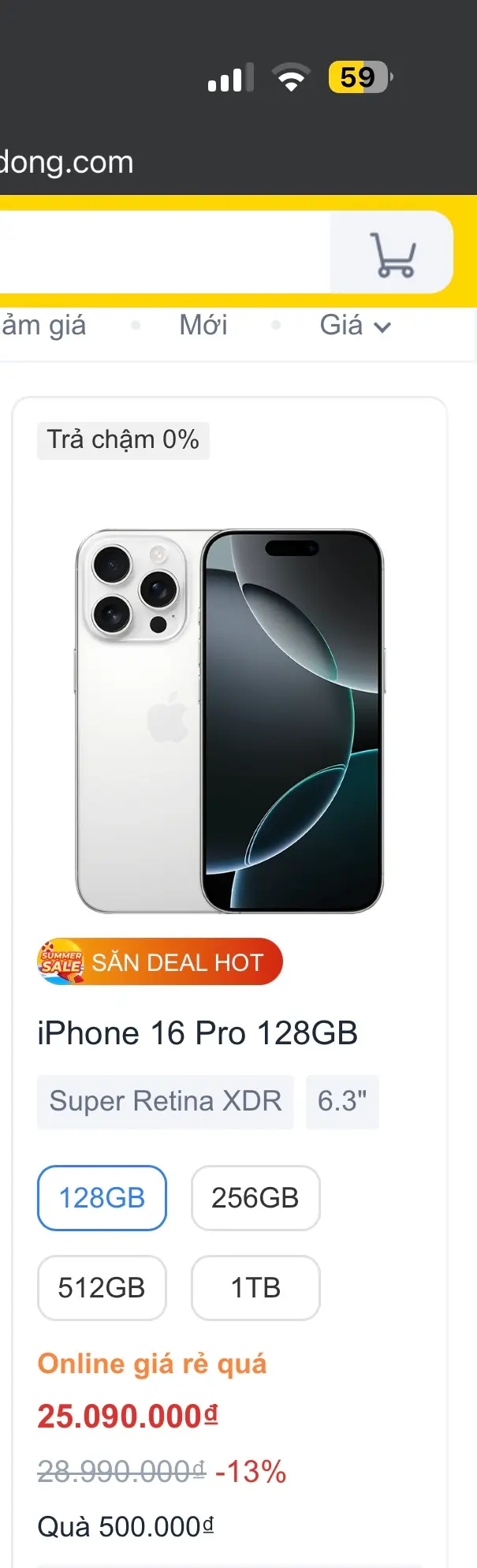 Khách hàng review Điện thoại iPhone 16 Pro 128GB 2