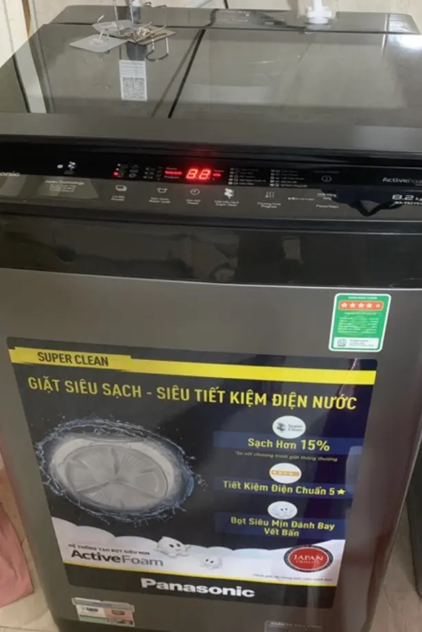Khách hàng review Máy giặt Panasonic 8.2 kg NA-F82Y01DRV 27