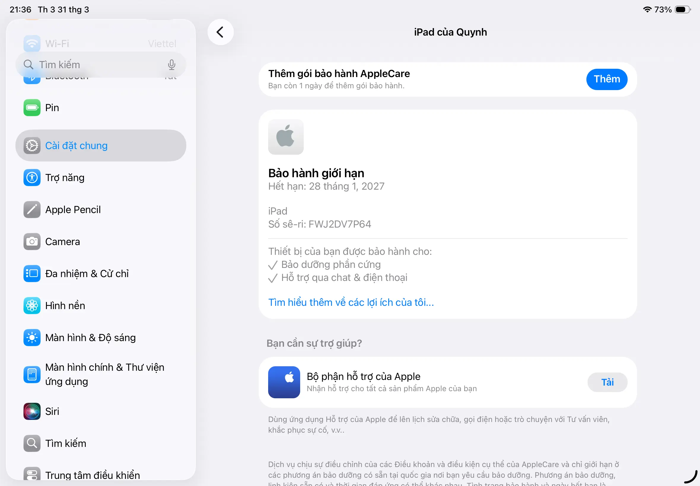 Khách hàng review Máy tính bảng iPad A16 WiFi 128GB 1