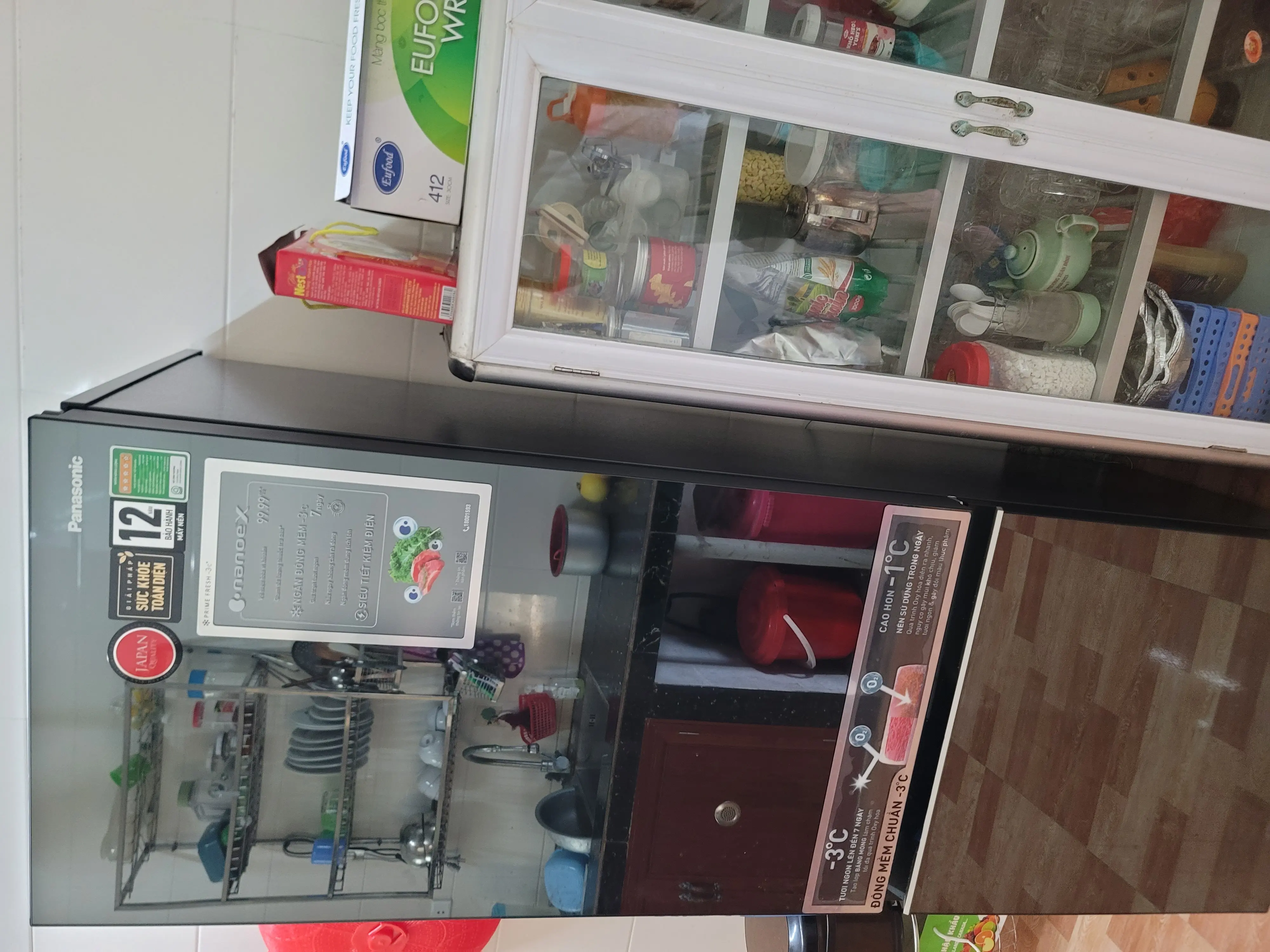 Khách hàng review Tủ lạnh Panasonic Inverter 325 lít NR-BC361VGMV 78