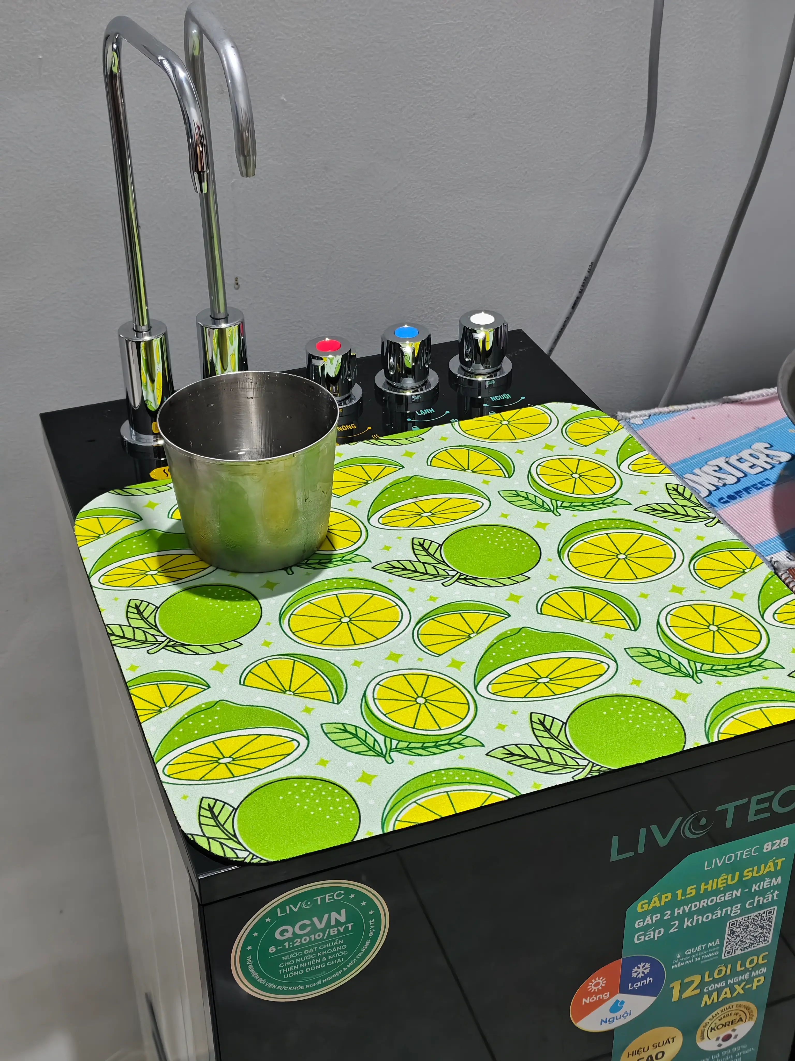 Khách hàng review Máy lọc nước RO nóng nguội lạnh Hydrogen Livotec 828 12 lõi 1