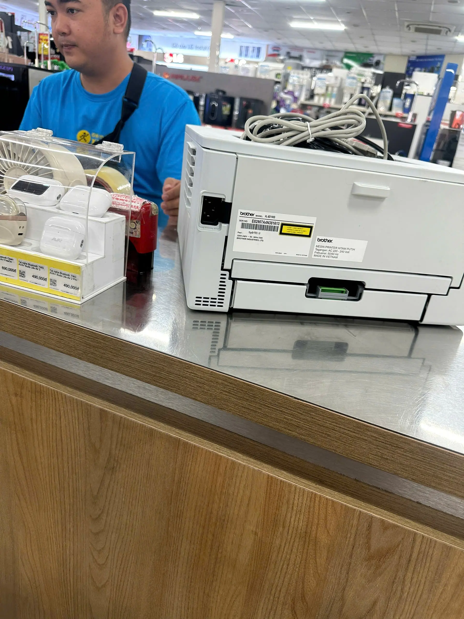 Khách hàng review Máy in laser trắng đen đơn năng Brother HL-B2100D 2