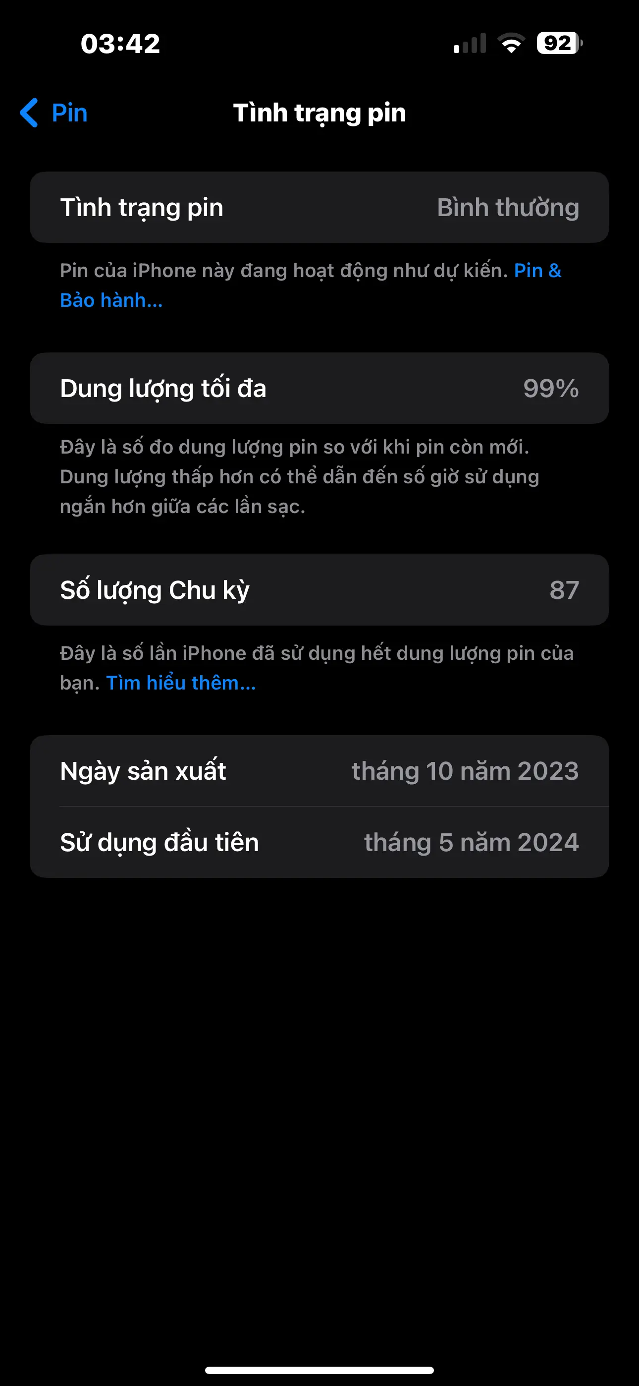 Khách hàng review Điện thoại iPhone 15 Pro Max 256GB 28