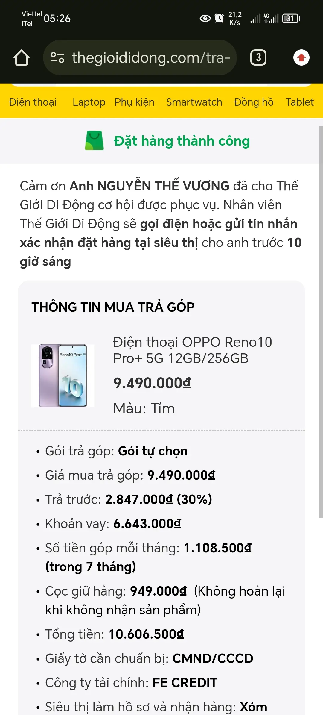Khách hàng review Điện thoại OPPO Reno10 Pro  5G 12GB/256GB 1