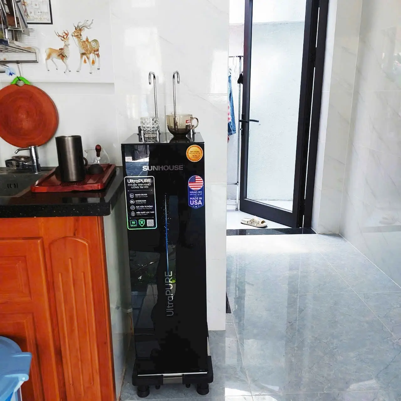 Khách hàng review Máy lọc nước RO nóng nguội lạnh Hydrogen Sunhouse UltraPURE SHA76210KL 10 lõi 3