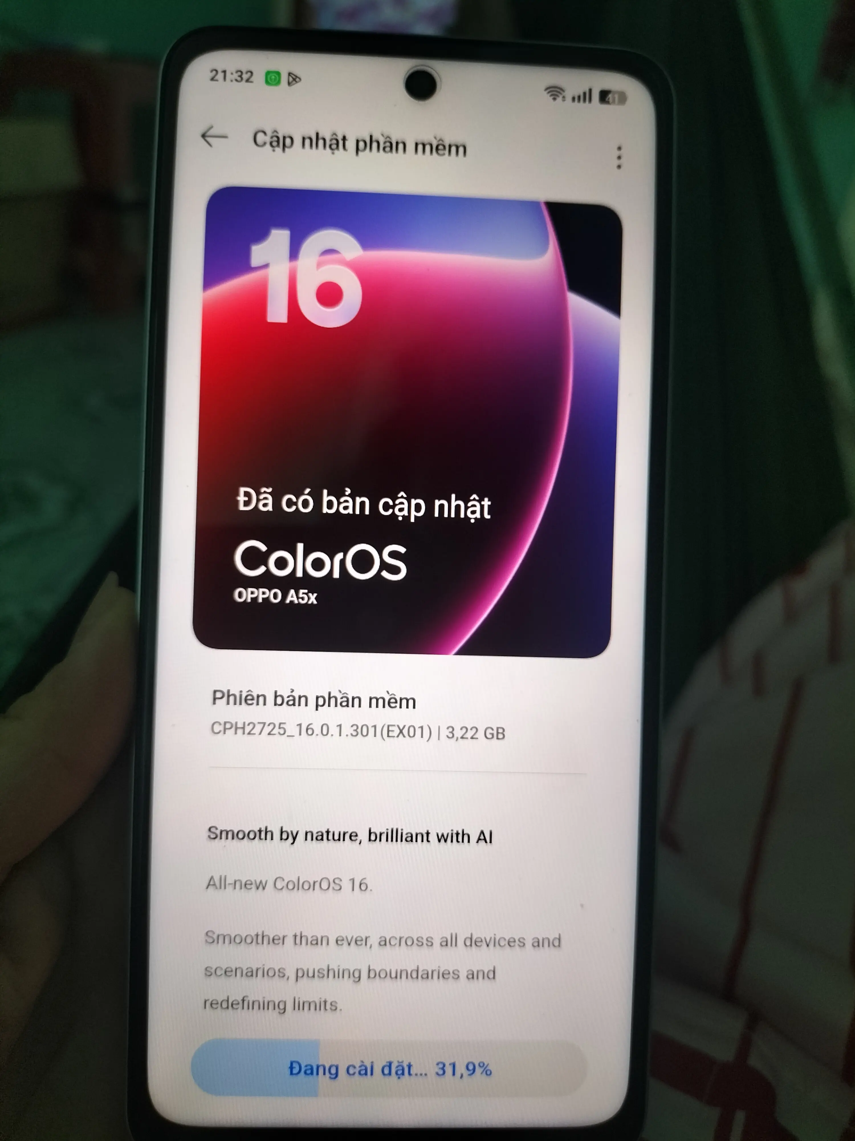 Khách hàng review Điện thoại OPPO A5x 4GB/128GB 1
