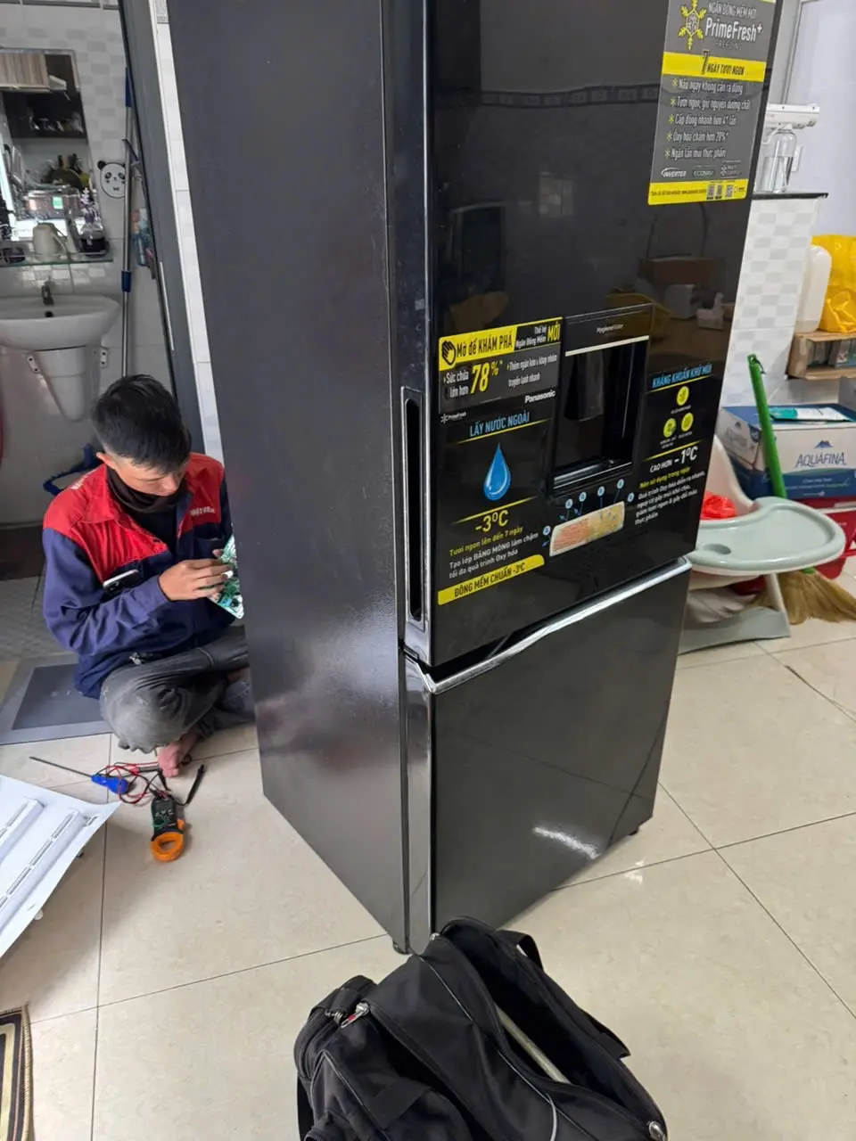 Khách hàng review Tủ lạnh Panasonic Inverter 322 lít NR-BC360WKVN 1