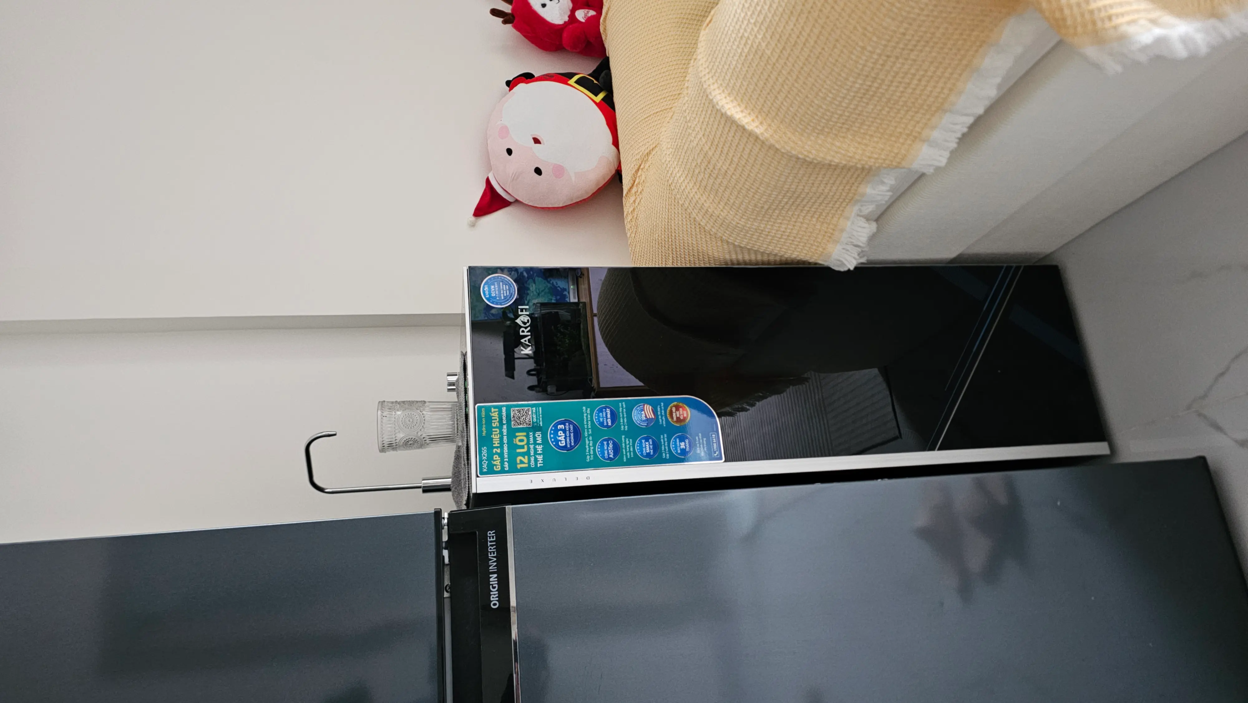 Khách hàng review Máy lọc nước RO Hydrogen Karofi KAQ-X26S 12 lõi 1