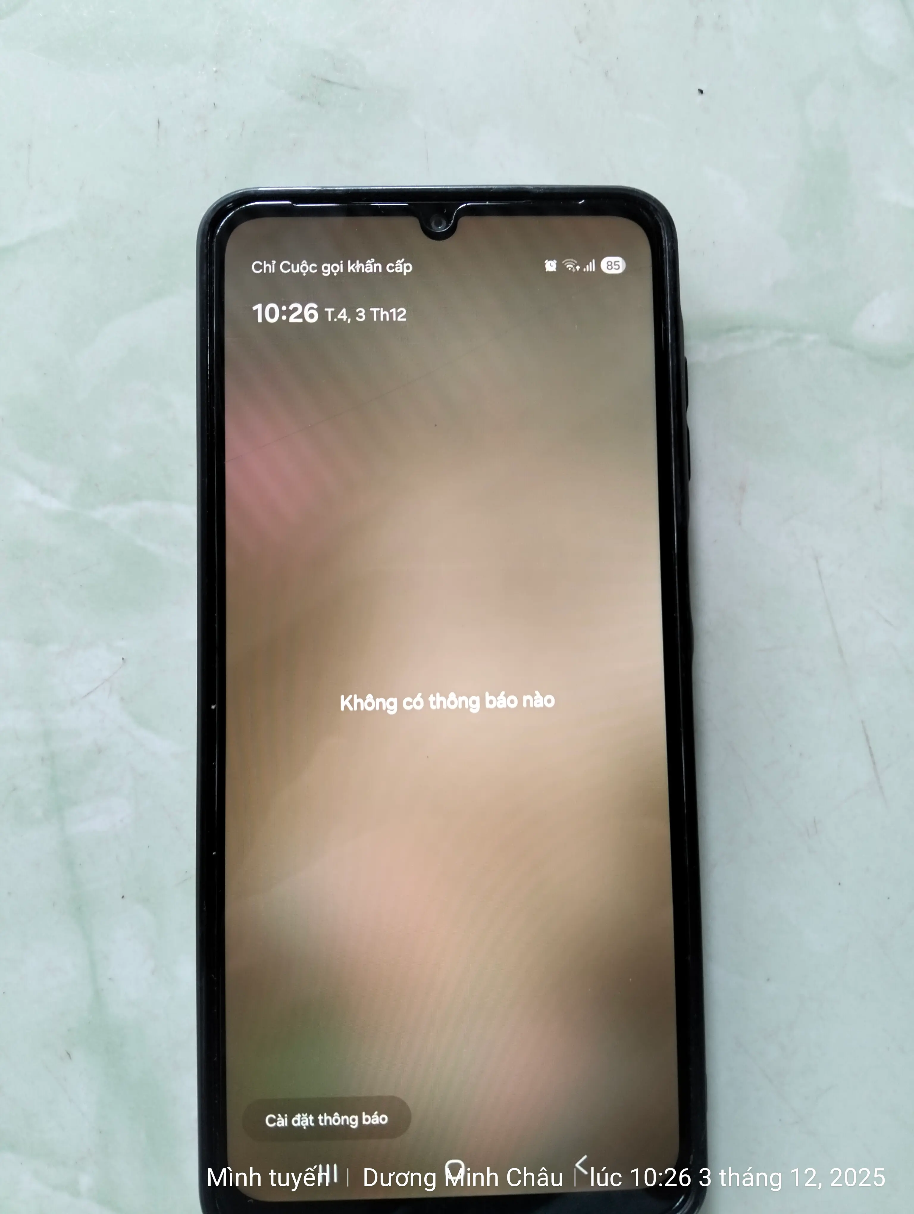 Khách hàng review Điện thoại Samsung Galaxy A07 6GB/128GB 3