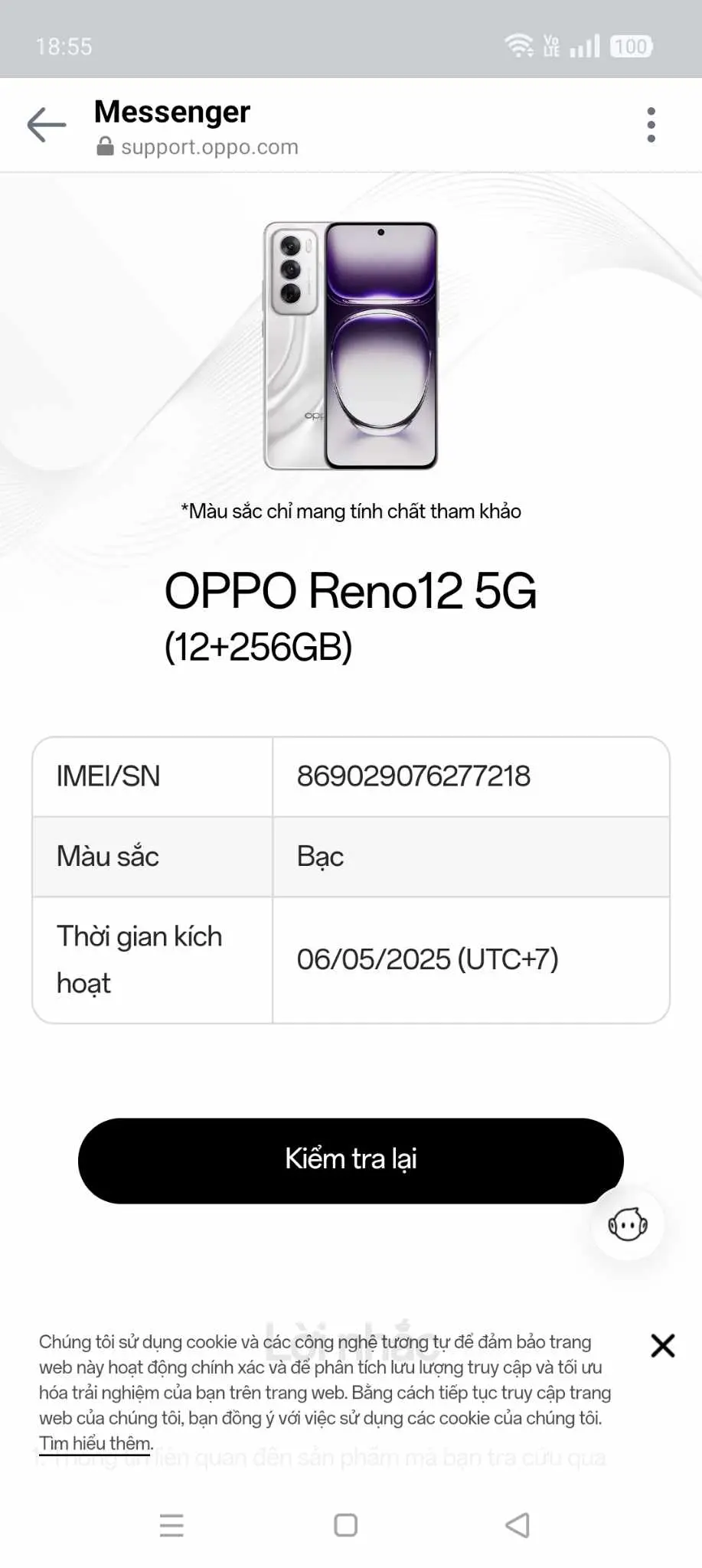 Khách hàng review Điện thoại OPPO Reno12 5G 12GB/256GB 1