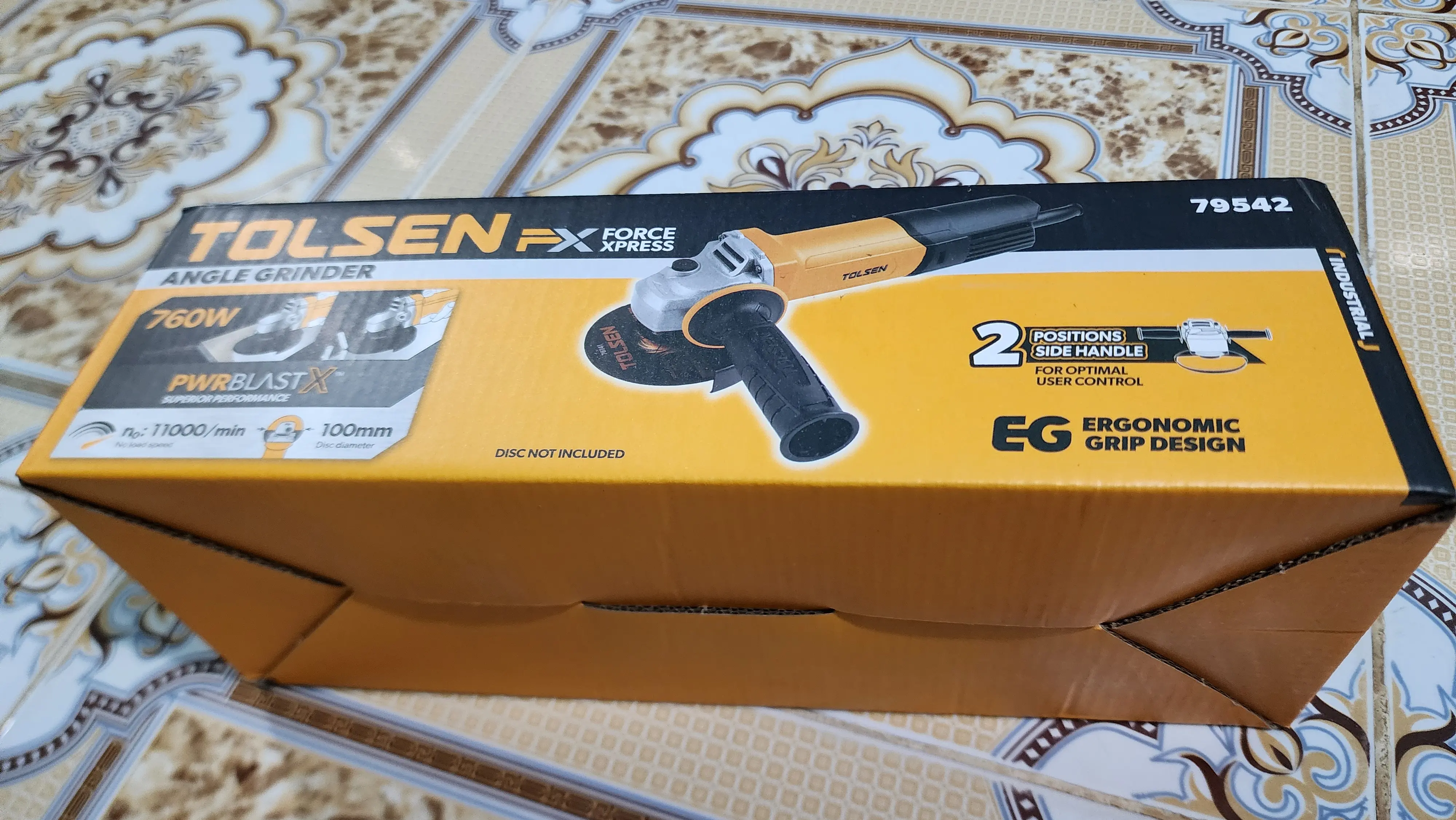 Khách hàng review Máy mài góc Tolsen 79542 760W 2