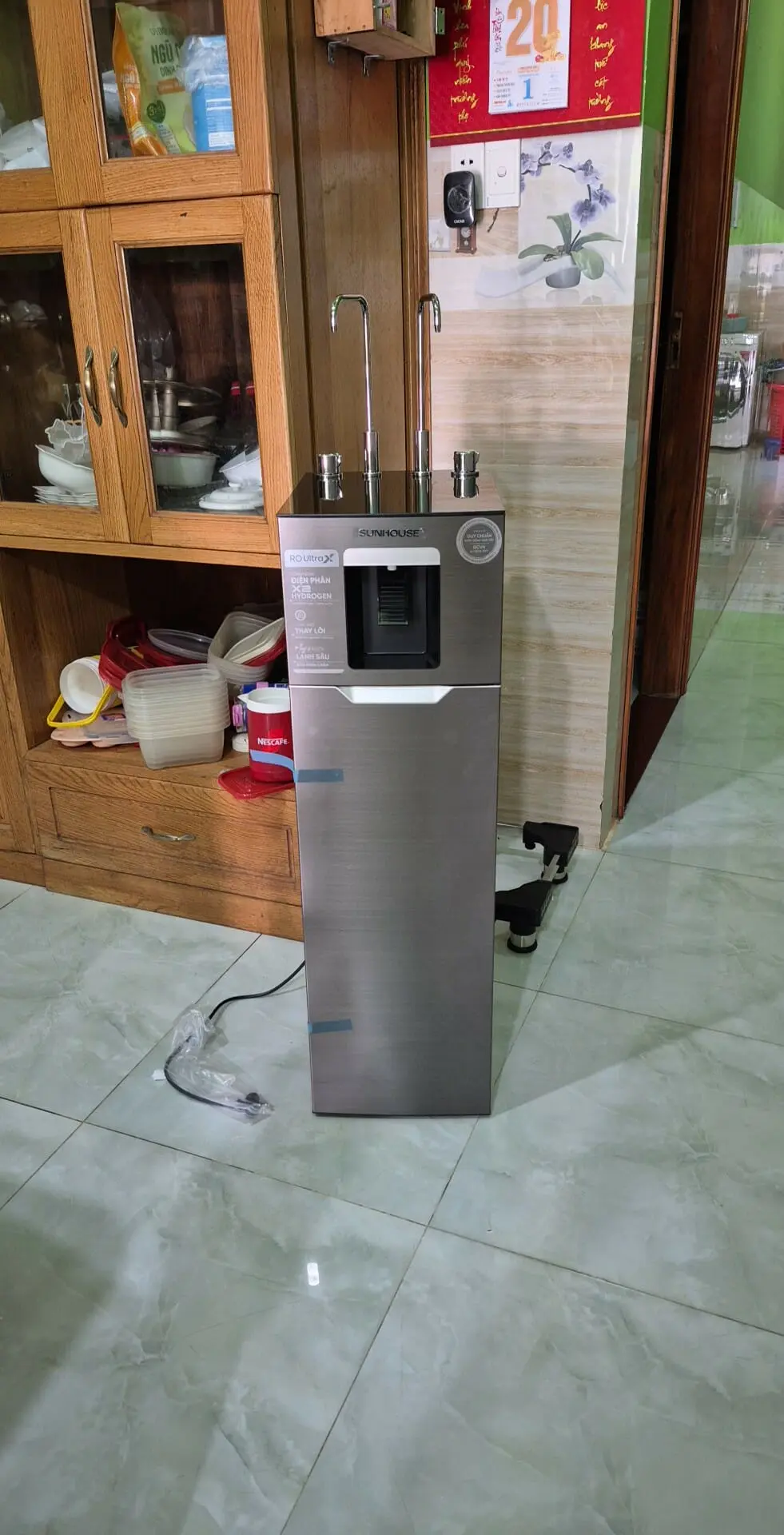 Khách hàng review Máy lọc nước RO nóng nguội lạnh Hydrogen Sunhouse UltraX SHA76668SH 11 lõi 1