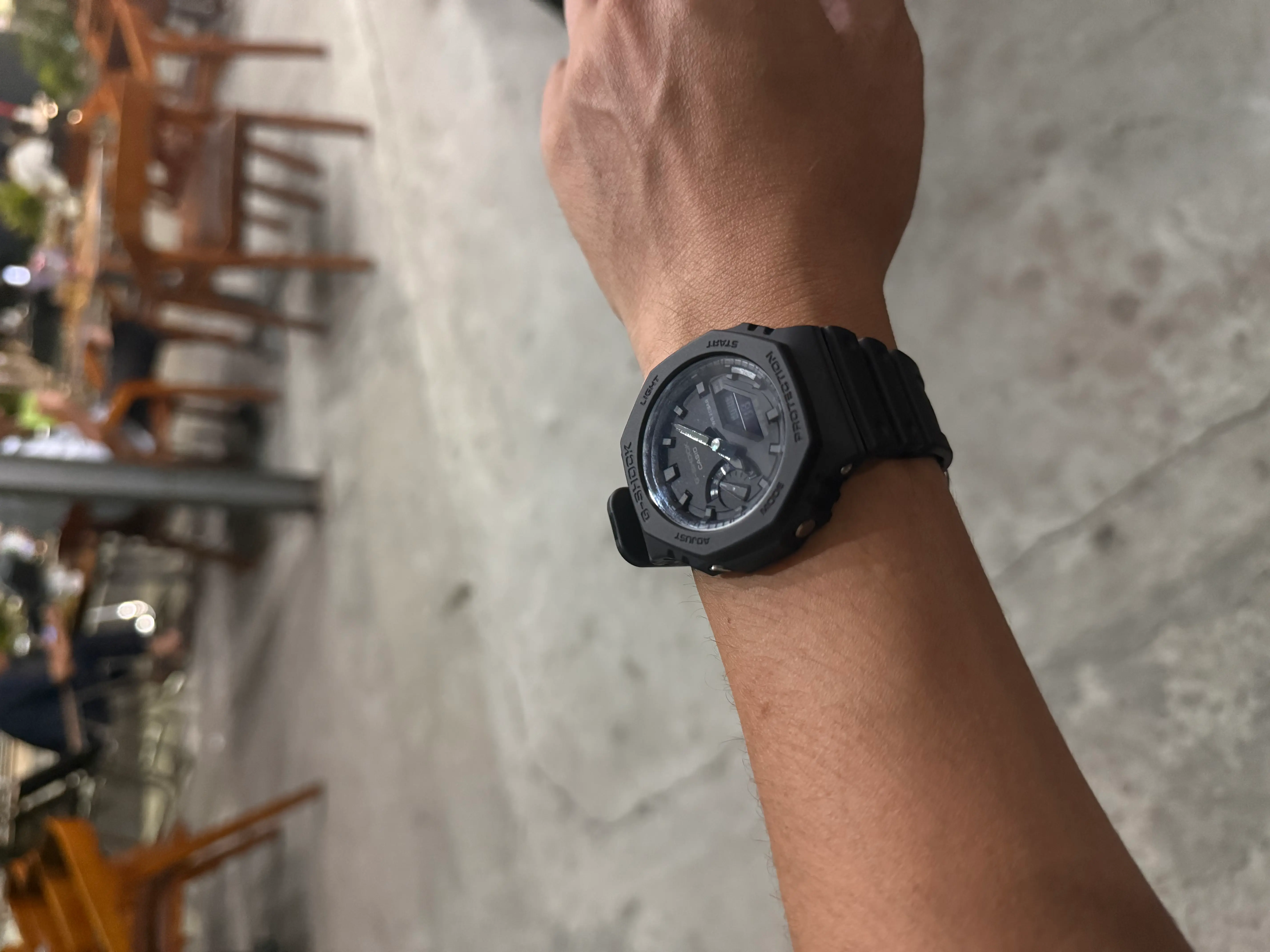 Khách hàng review Đồng hồ G-Shock 2100 45.4 mm Nam GA-2100-1A1DR 2