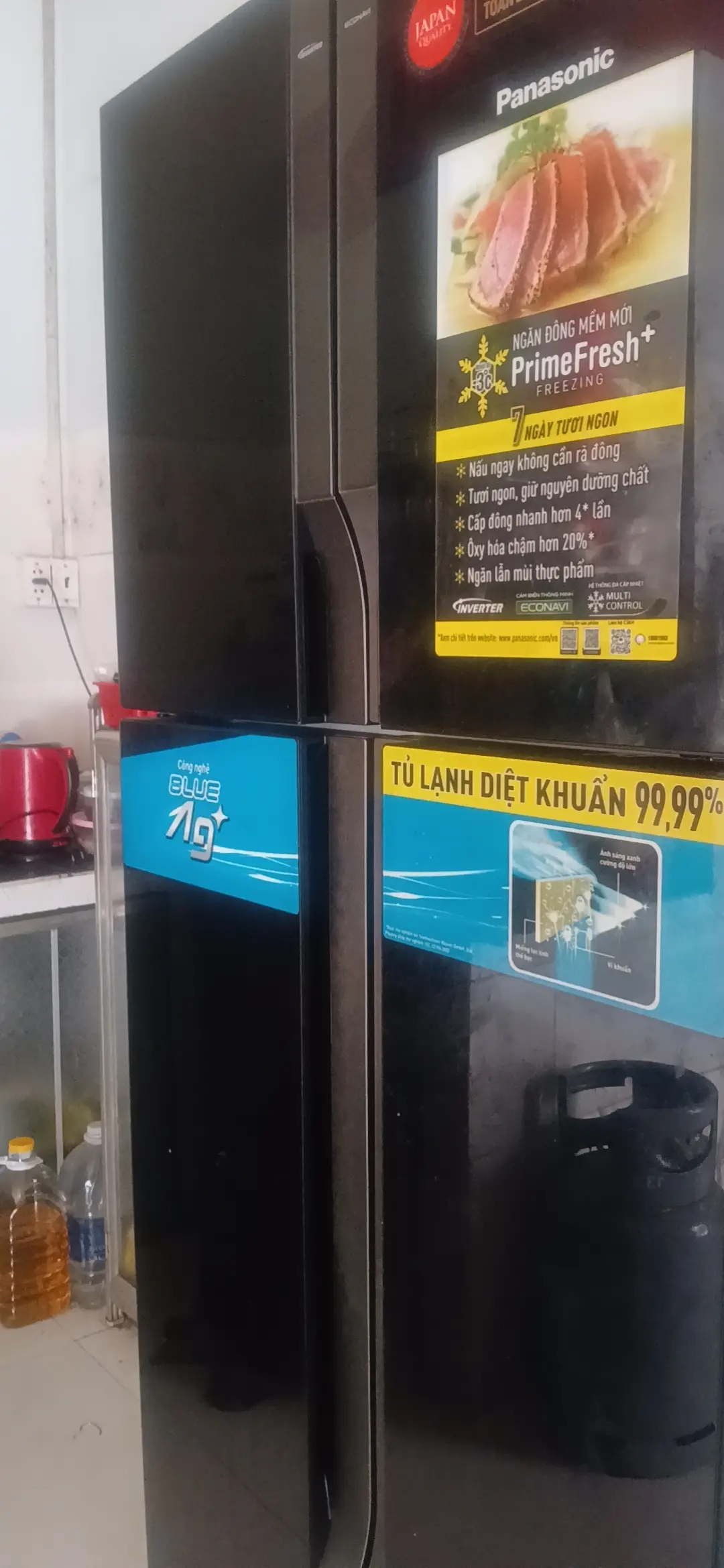 Khách hàng review Tủ lạnh Panasonic Inverter 550 lít Multi Door NR-DZ601VGKV 7