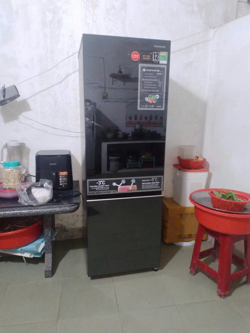 Khách hàng review Tủ lạnh Panasonic Inverter 325 lít NR-BC361VGMV 12