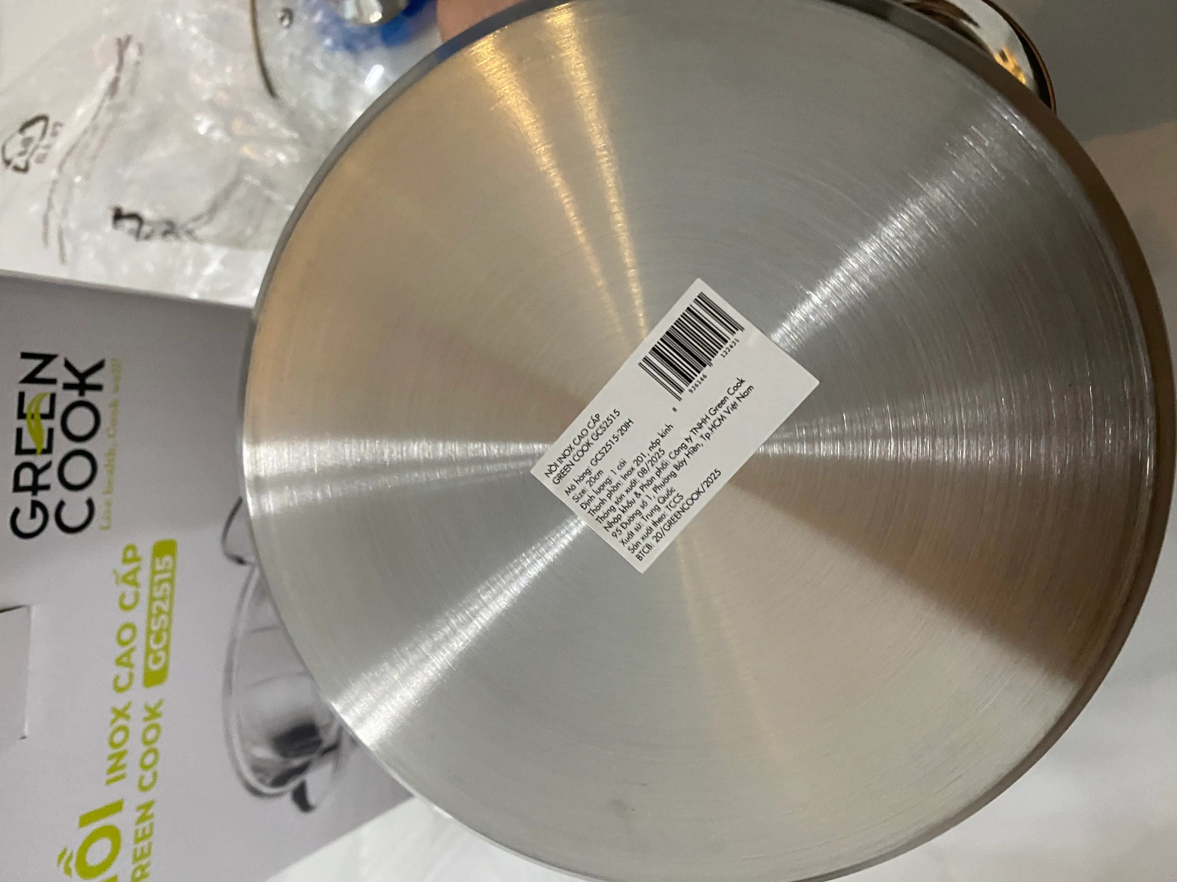 Khách hàng review Nồi inox 3 đáy nắp kính 20 cm Green Cook GCS2515-20IH 3
