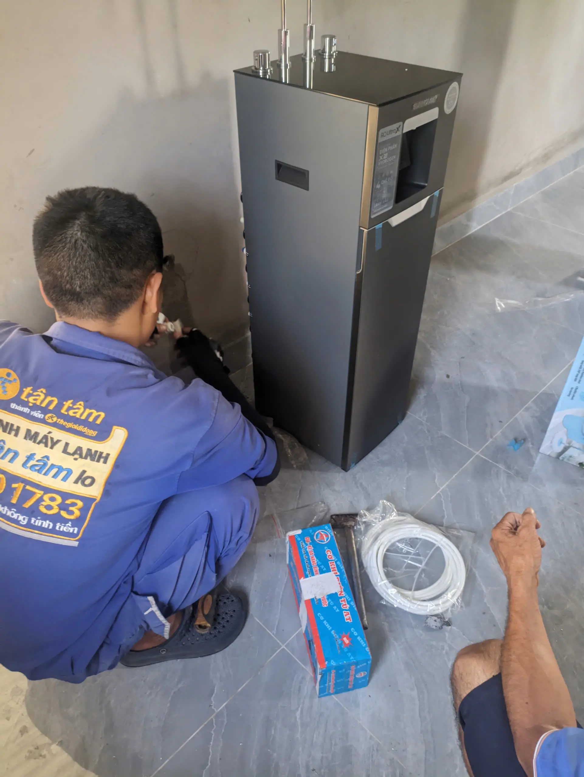 Khách hàng review Máy lọc nước RO nóng nguội lạnh Hydrogen Sunhouse UltraX SHA76658SH 11 lõi 6
