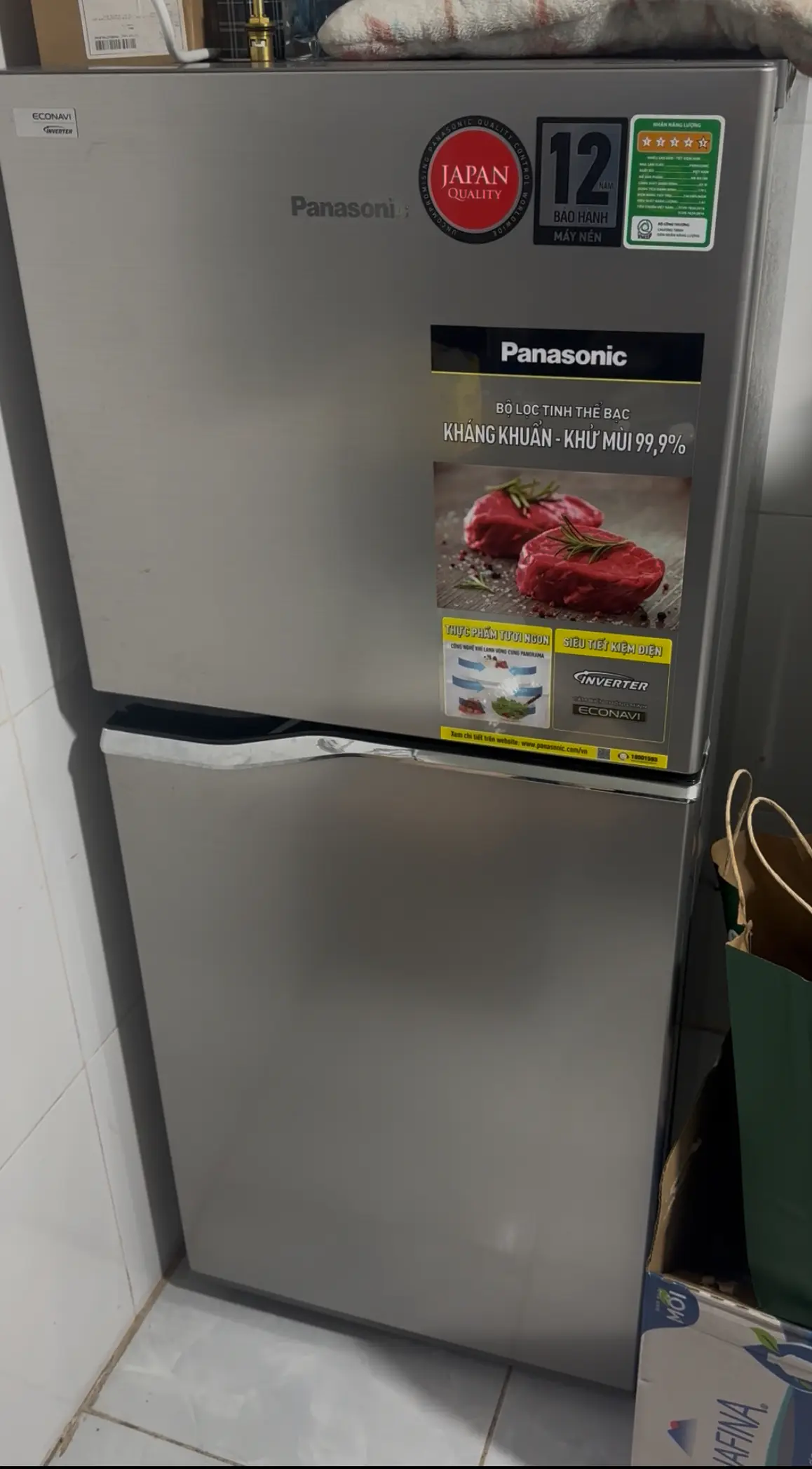 Khách hàng review Tủ lạnh Panasonic Inverter 170 lít NR-BA190PPVN 1
