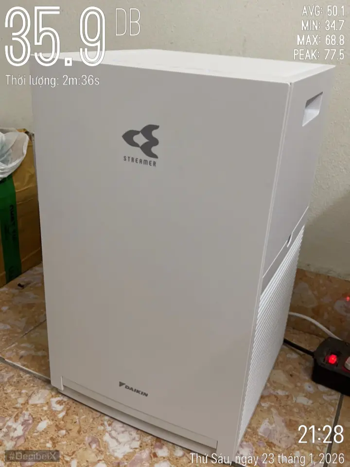 Khách hàng review Máy lọc không khí Daikin MC30YVM7 25W 1