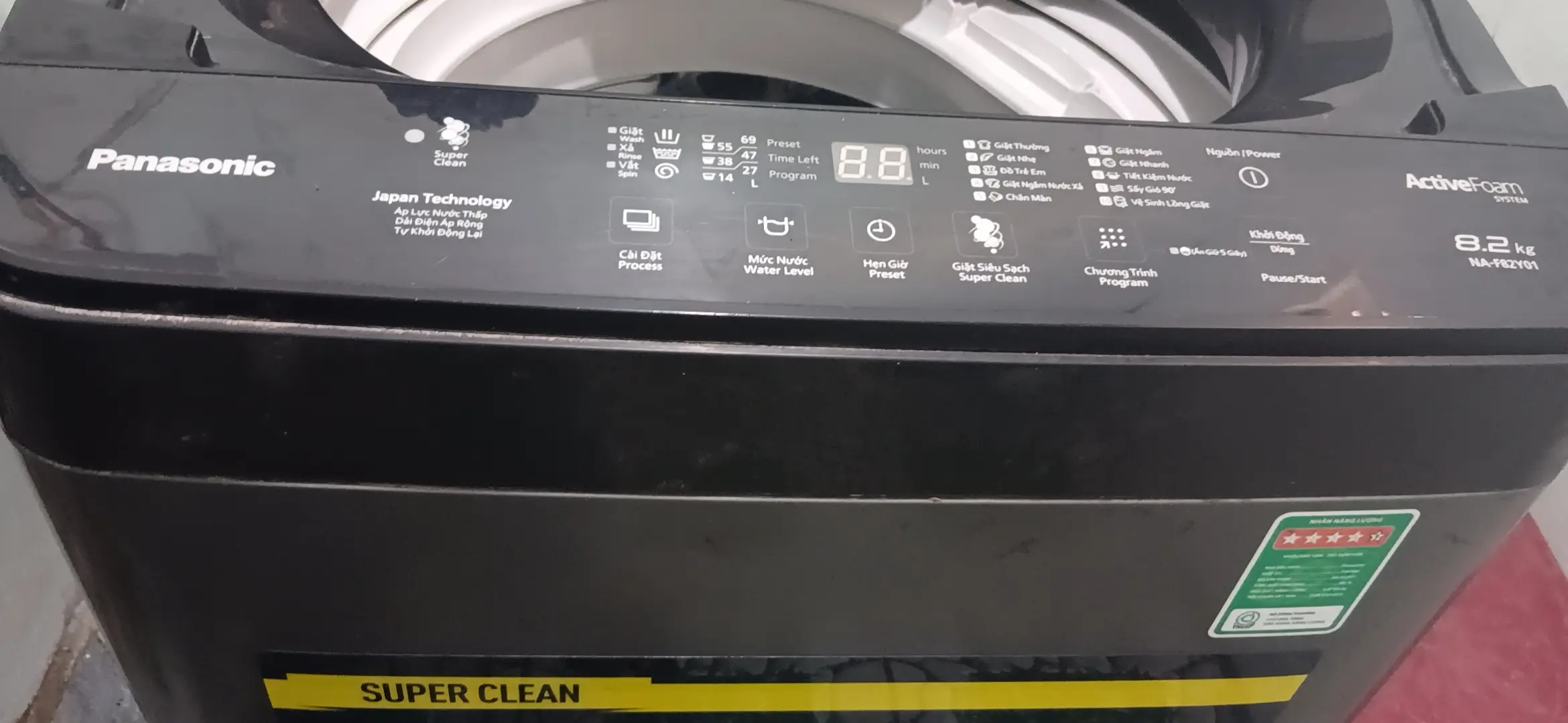 Khách hàng review Máy giặt Panasonic 8.2 kg NA-F82Y01DRV 10