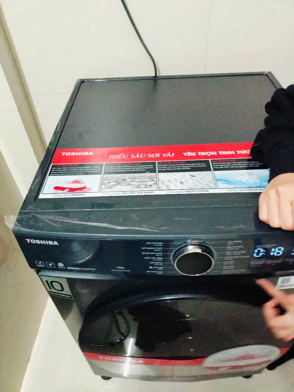 Khách hàng review Máy giặt Toshiba Inverter 12 kg TW-T21BU130UWV(MG) 5