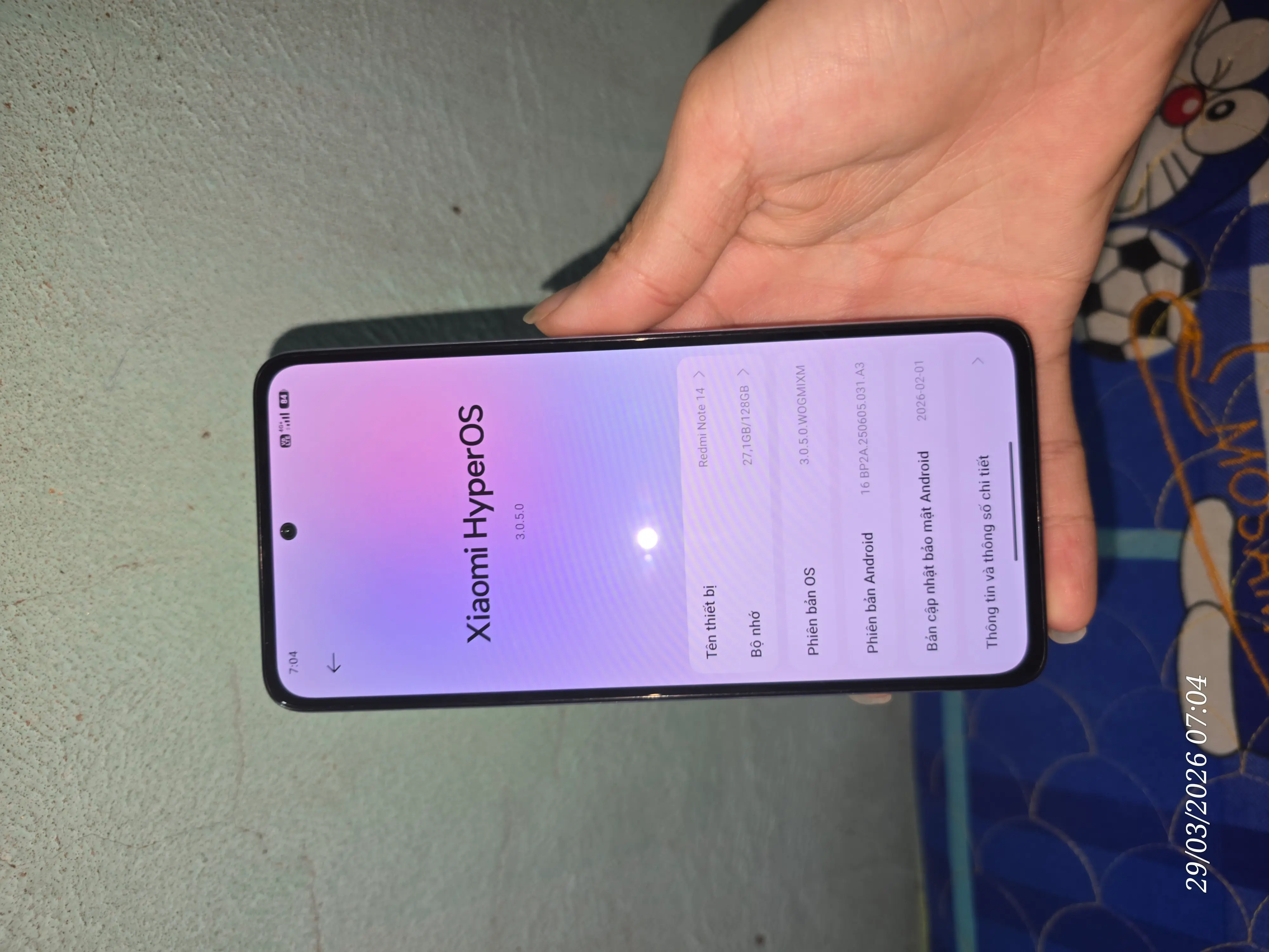Khách hàng review Điện thoại Xiaomi Redmi Note 14 8GB/128GB 1