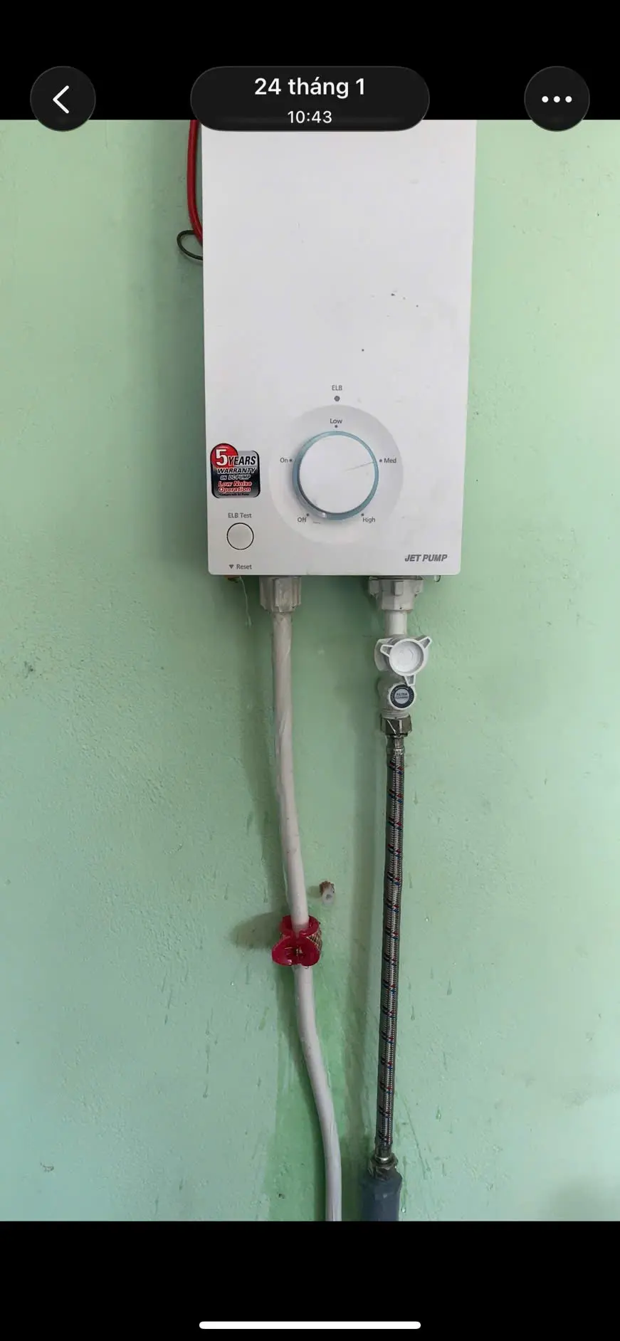 Khách hàng review Máy nước nóng trực tiếp Panasonic 4500W DH-4VP1VW 1