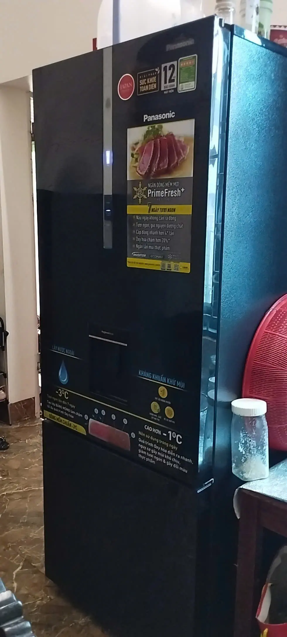Khách hàng review Tủ lạnh Panasonic Inverter 417 lít NR-BX471GPKV 7