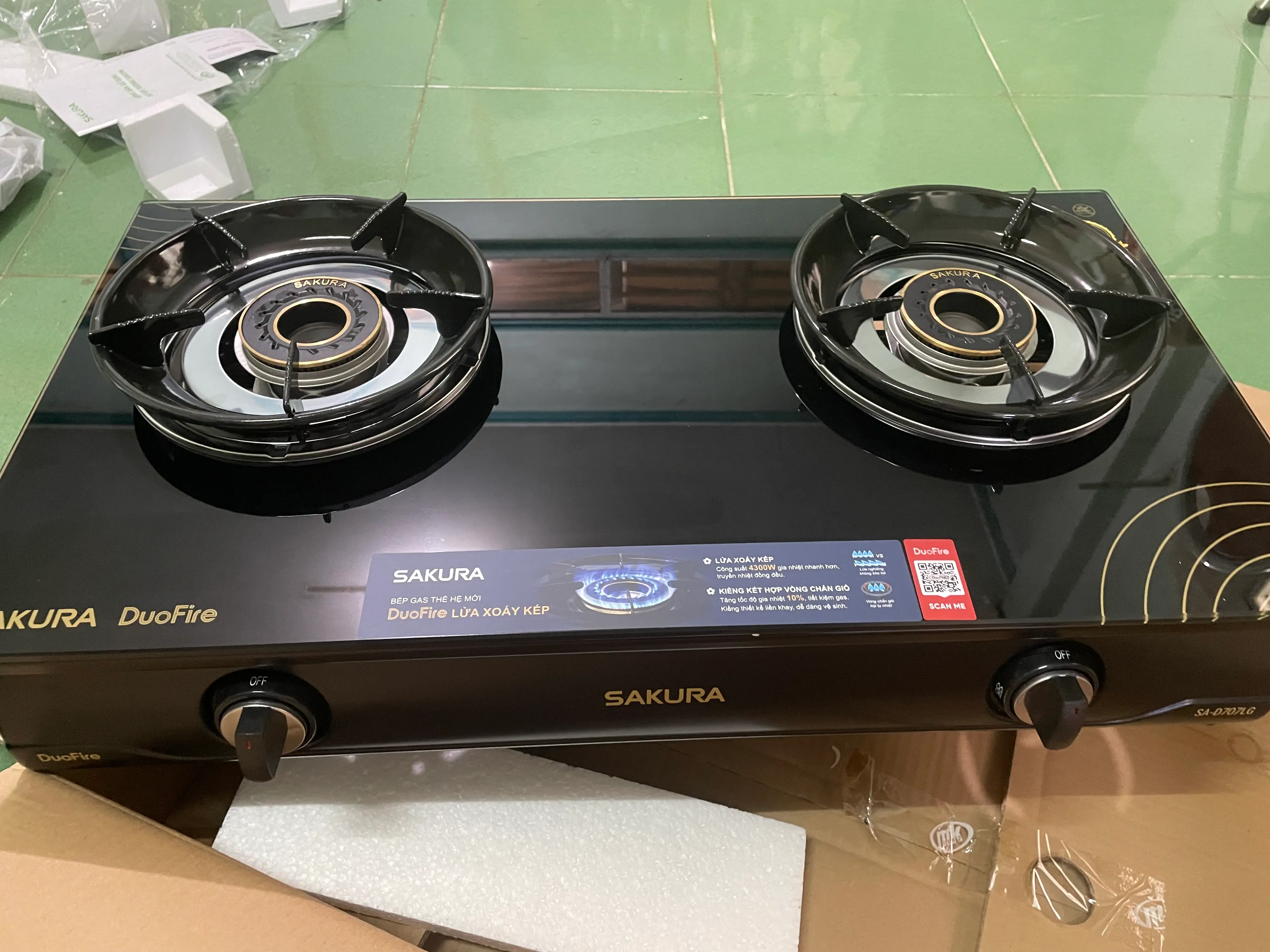 Khách hàng review Bếp ga đôi Sakura SA-D707LG 3