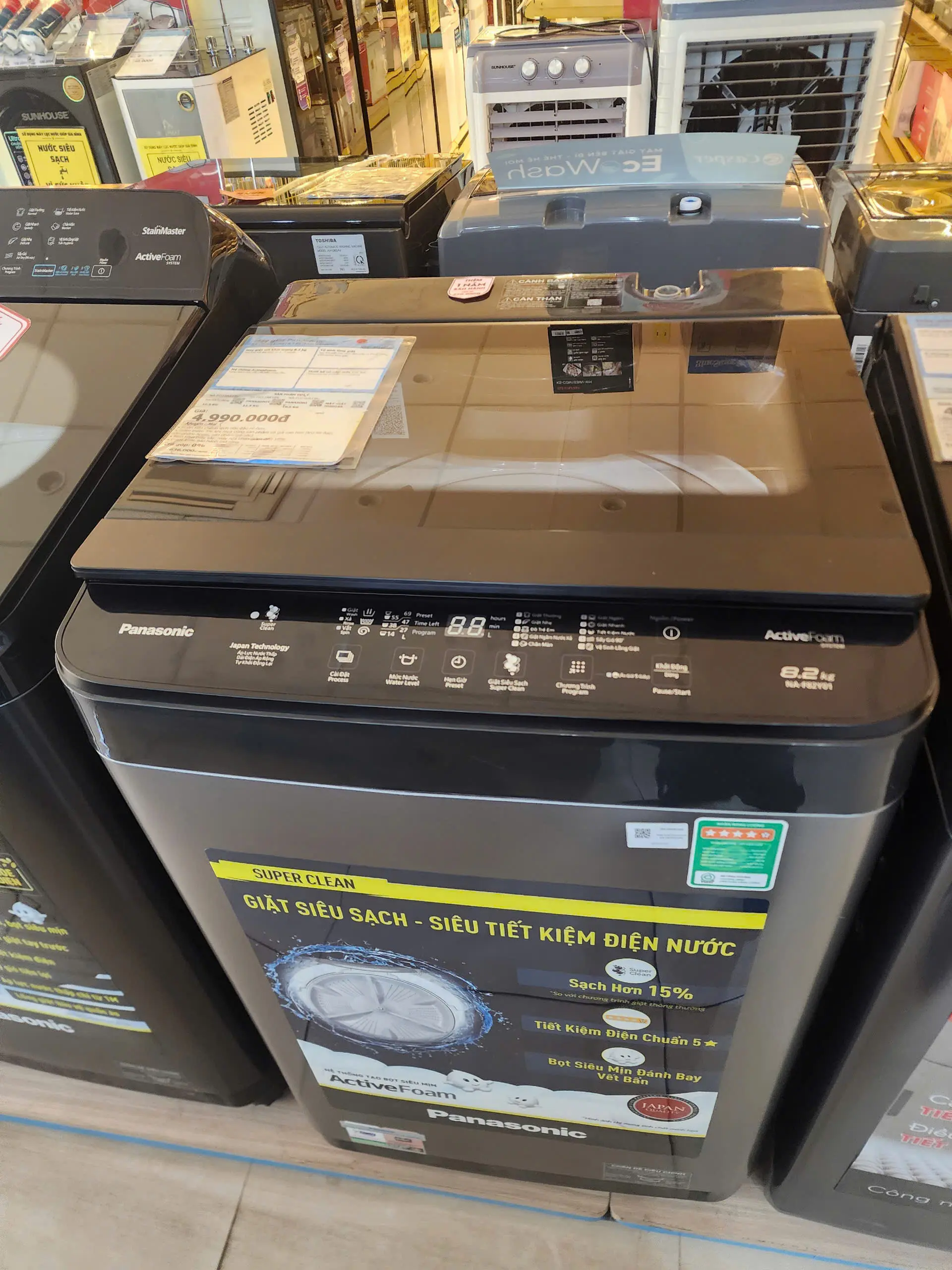 Khách hàng review Máy giặt Panasonic 8.2 kg NA-F82Y01DRV 44