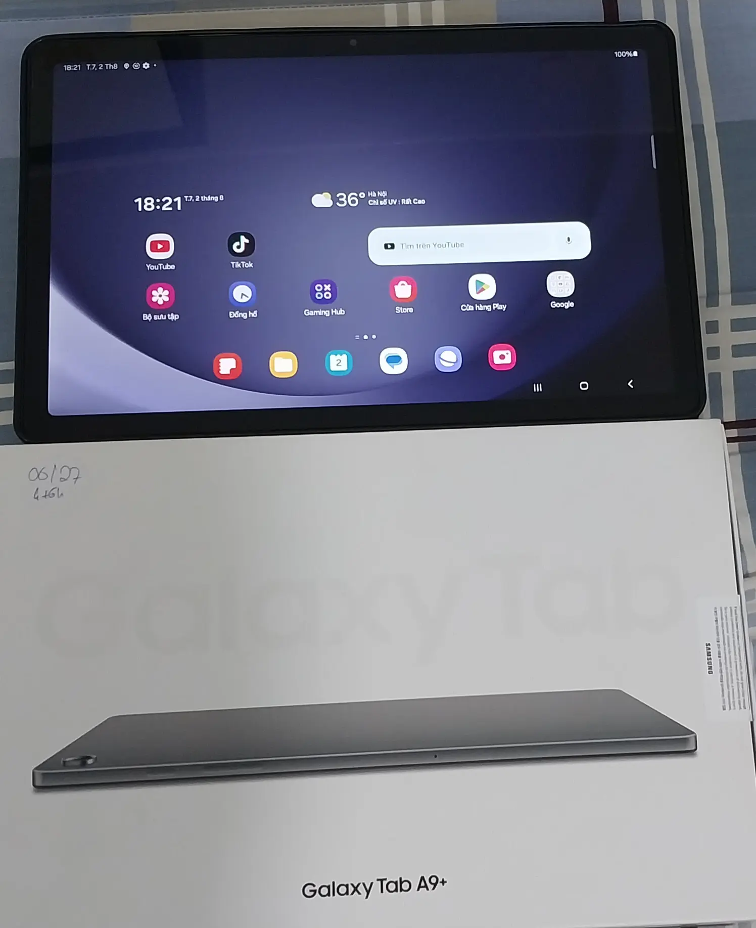 Khách hàng review Máy tính bảng Samsung Galaxy Tab A9  WiFi 4GB/64GB 1