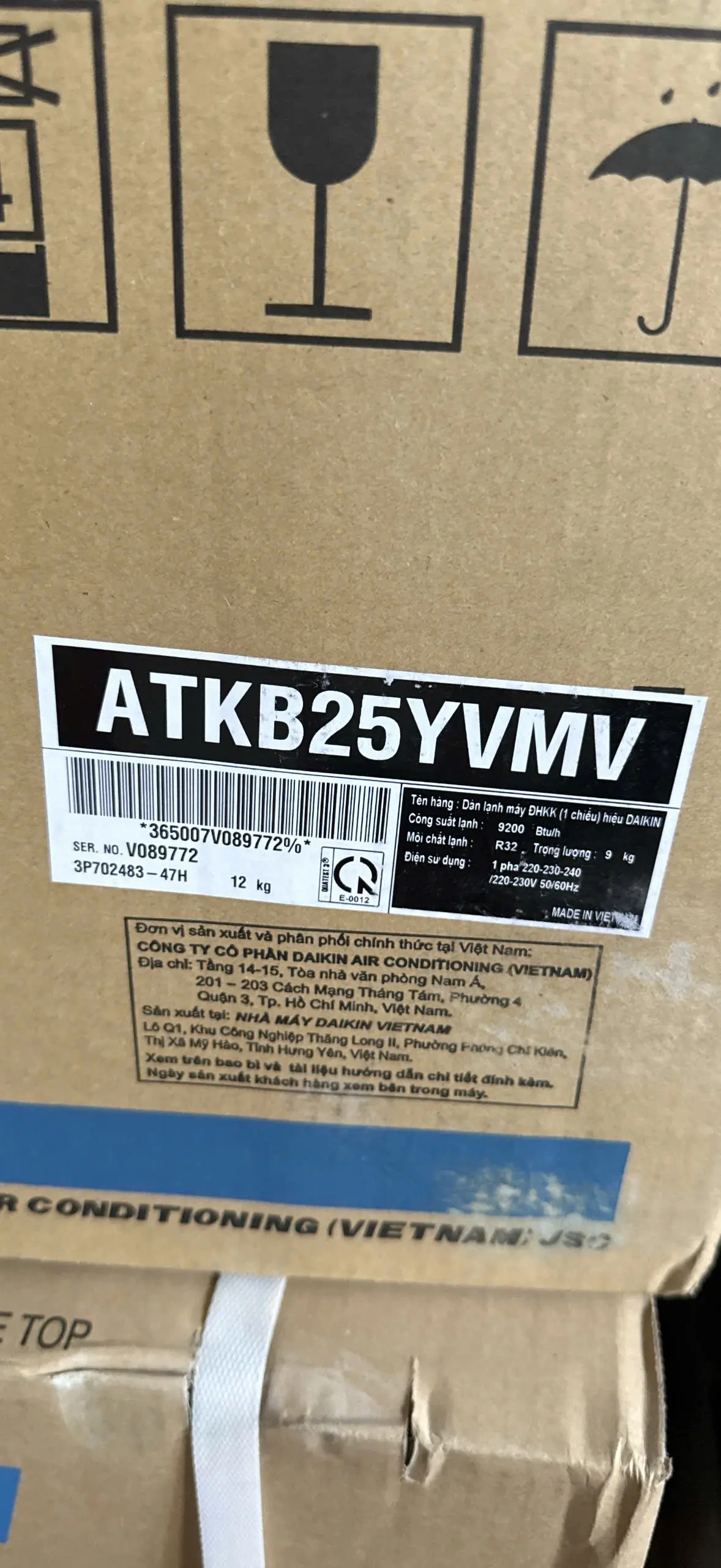 Khách hàng review Máy lạnh Daikin Inverter 1 HP ATKB25YVMV 5