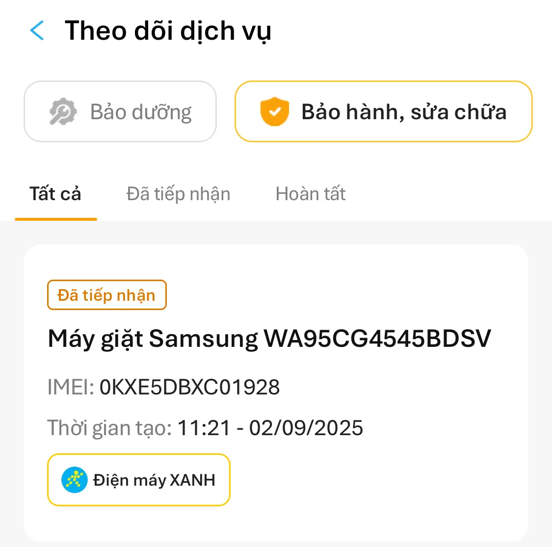 Khách hàng review Máy giặt Samsung Inverter 9.5 kg WA95CG4545BDSV 9