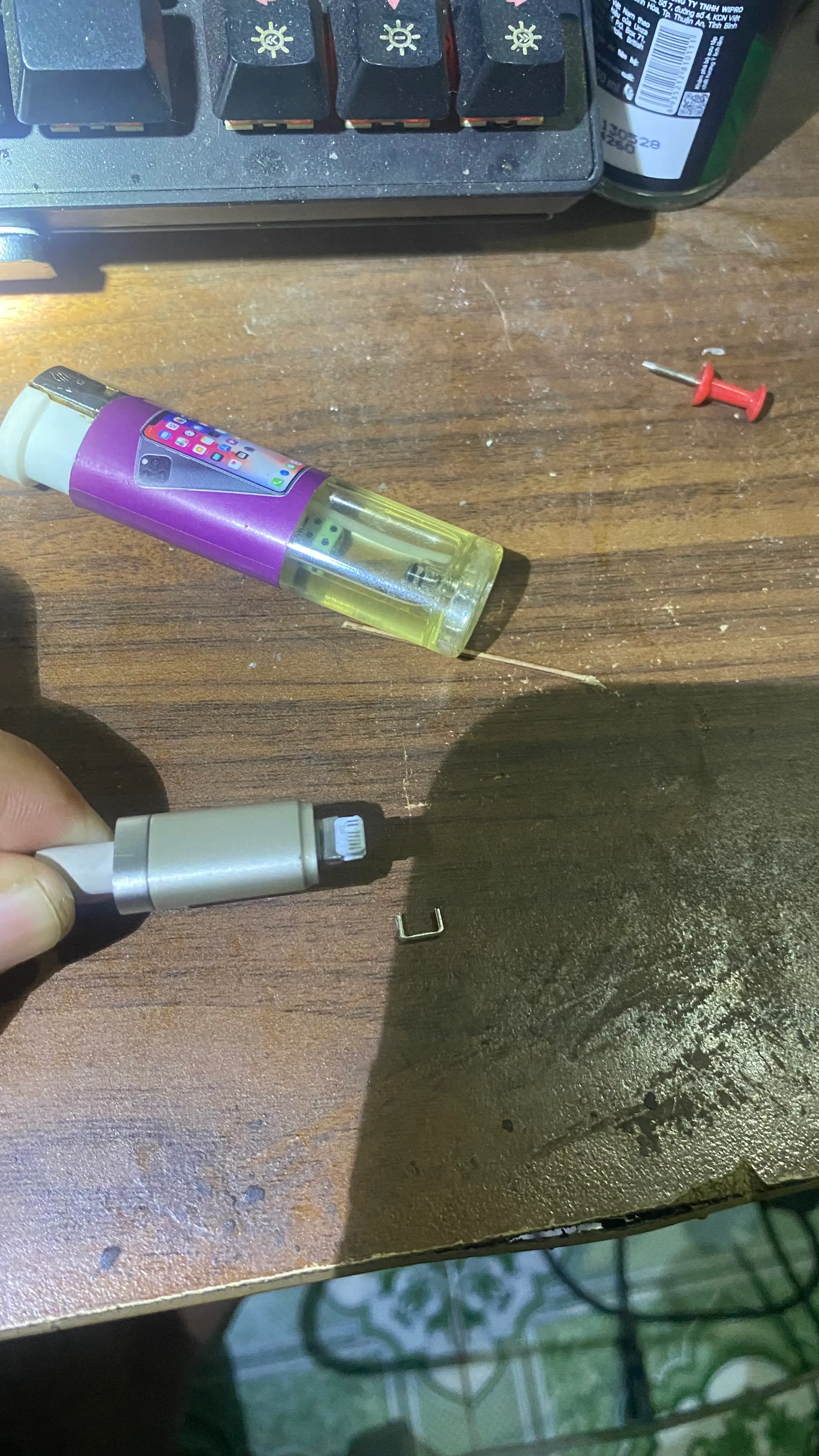 Khách hàng review Cáp sạc nhanh Type-C - Lightning 20W 1m Baseus Titanium Alloy CB000135 1