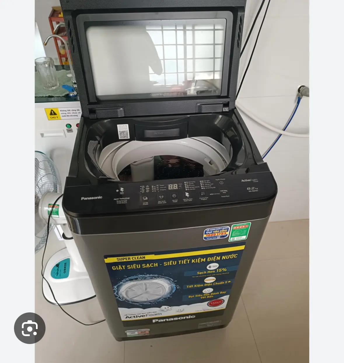 Khách hàng review Máy giặt Panasonic 8.2 kg NA-F82Y01DRV 45