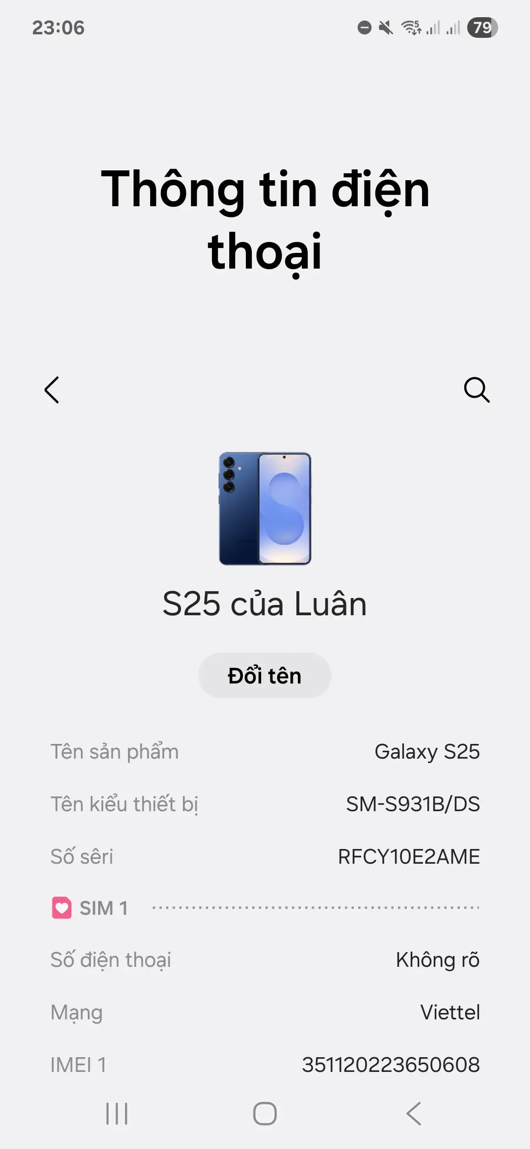 Khách hàng review Điện thoại Samsung Galaxy S25 5G 12GB/256GB 1