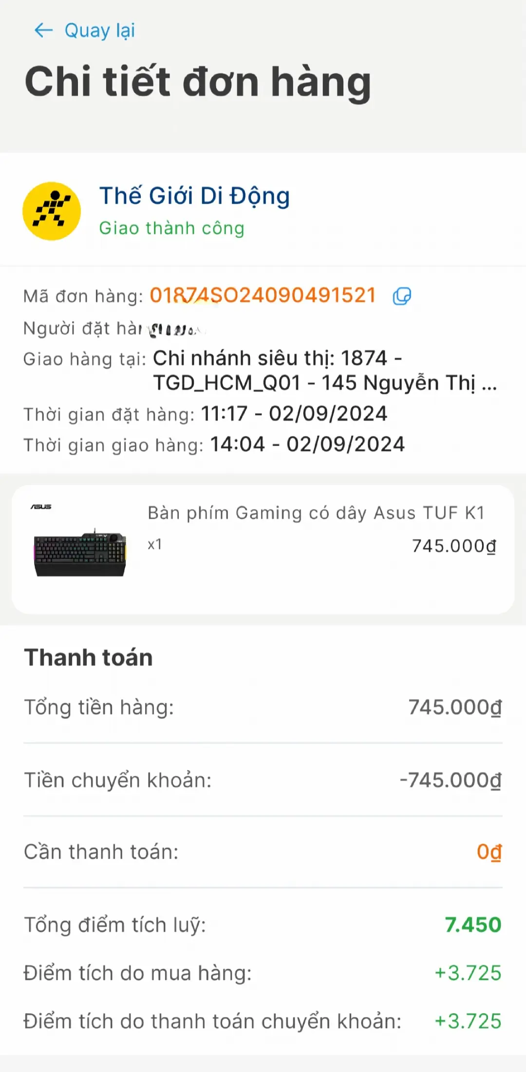 Khách hàng review Laptop Asus TUF Gaming A15 FA506NC - HN017W (R5 7535HS, 16GB, 512GB, RTX 3050 4GB, Full HD 144Hz, Win11) 1