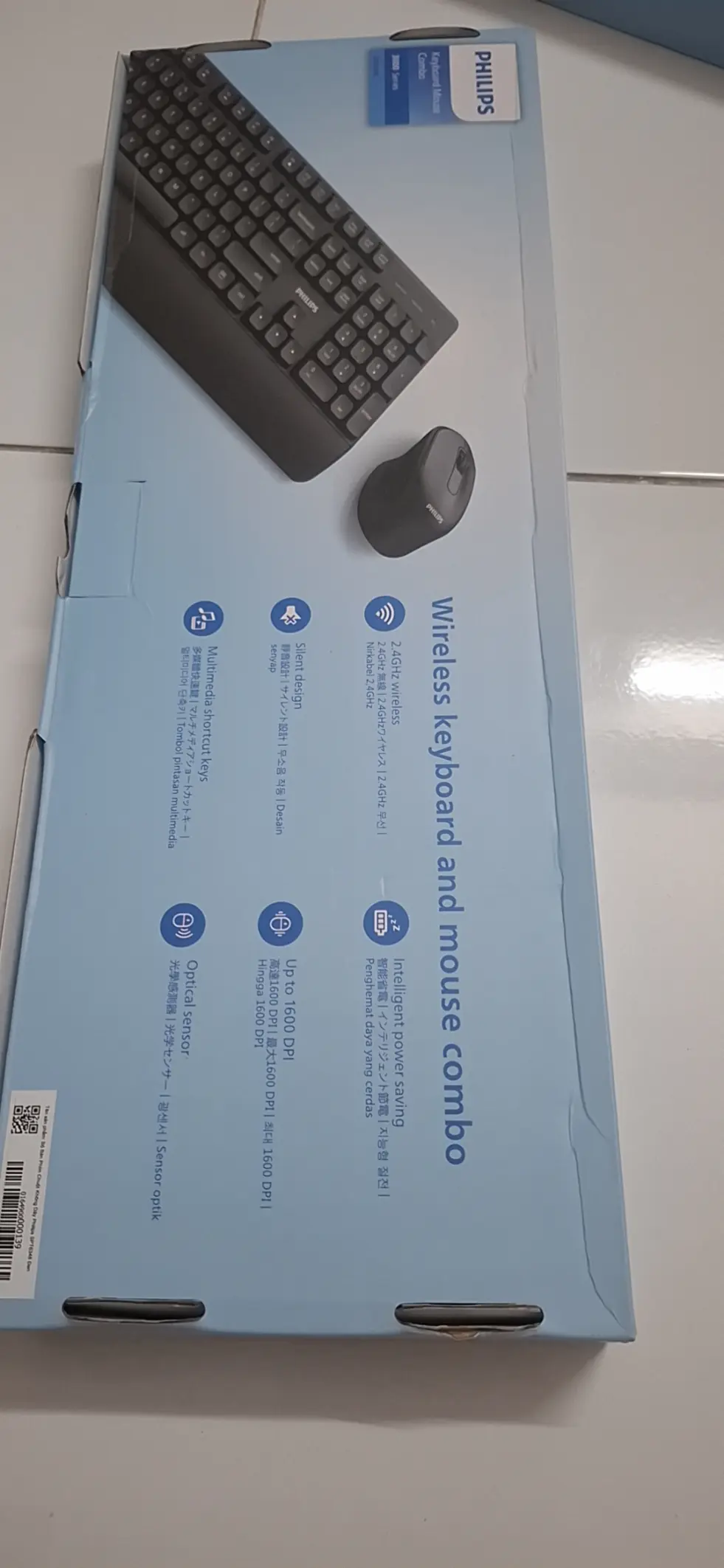 Khách hàng review Bộ Bàn Phím Chuột Không Dây Philips SPT6348 3