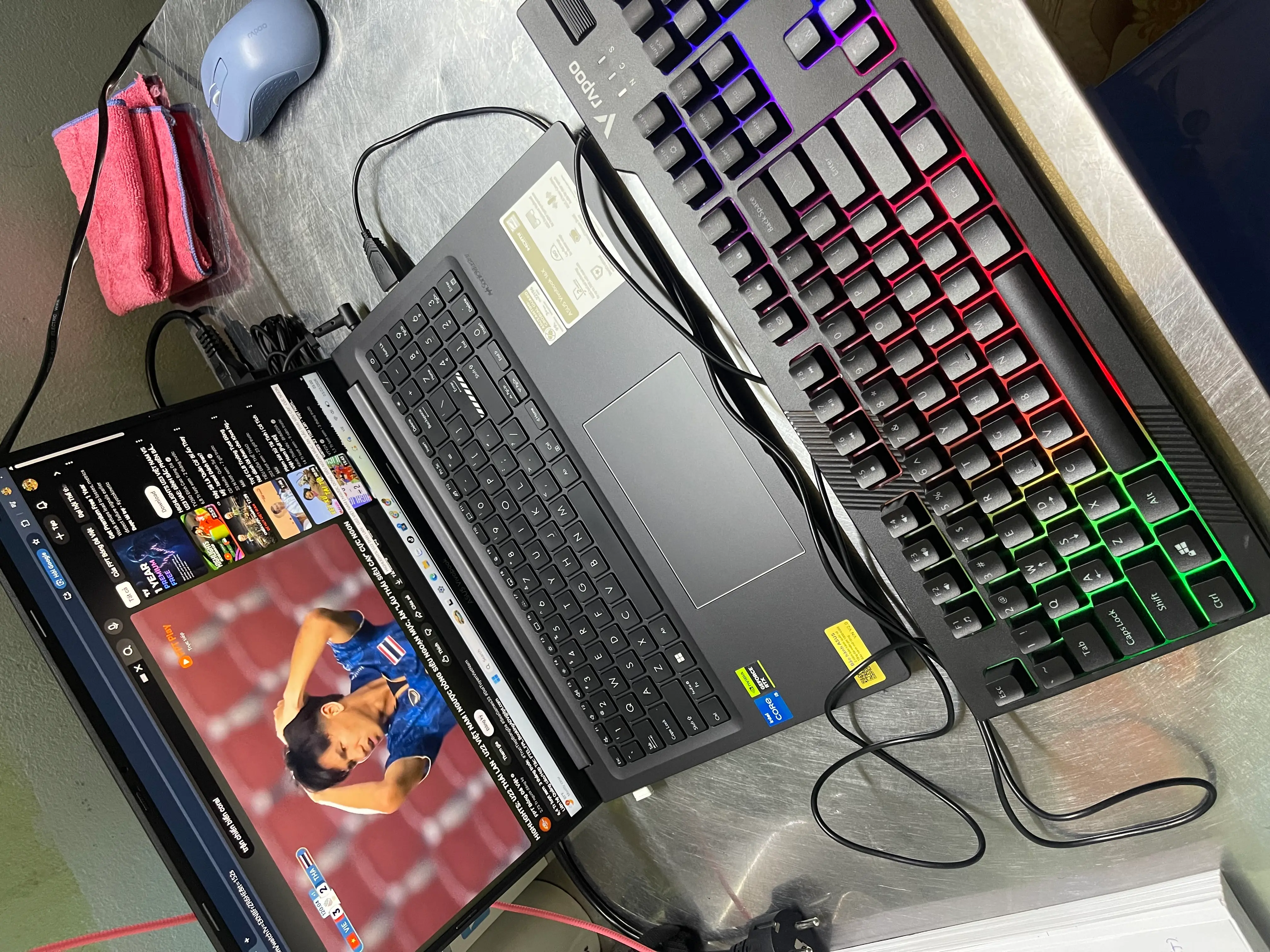 Khách hàng review Bàn Phím Có Dây Gaming Rapoo V50S 2
