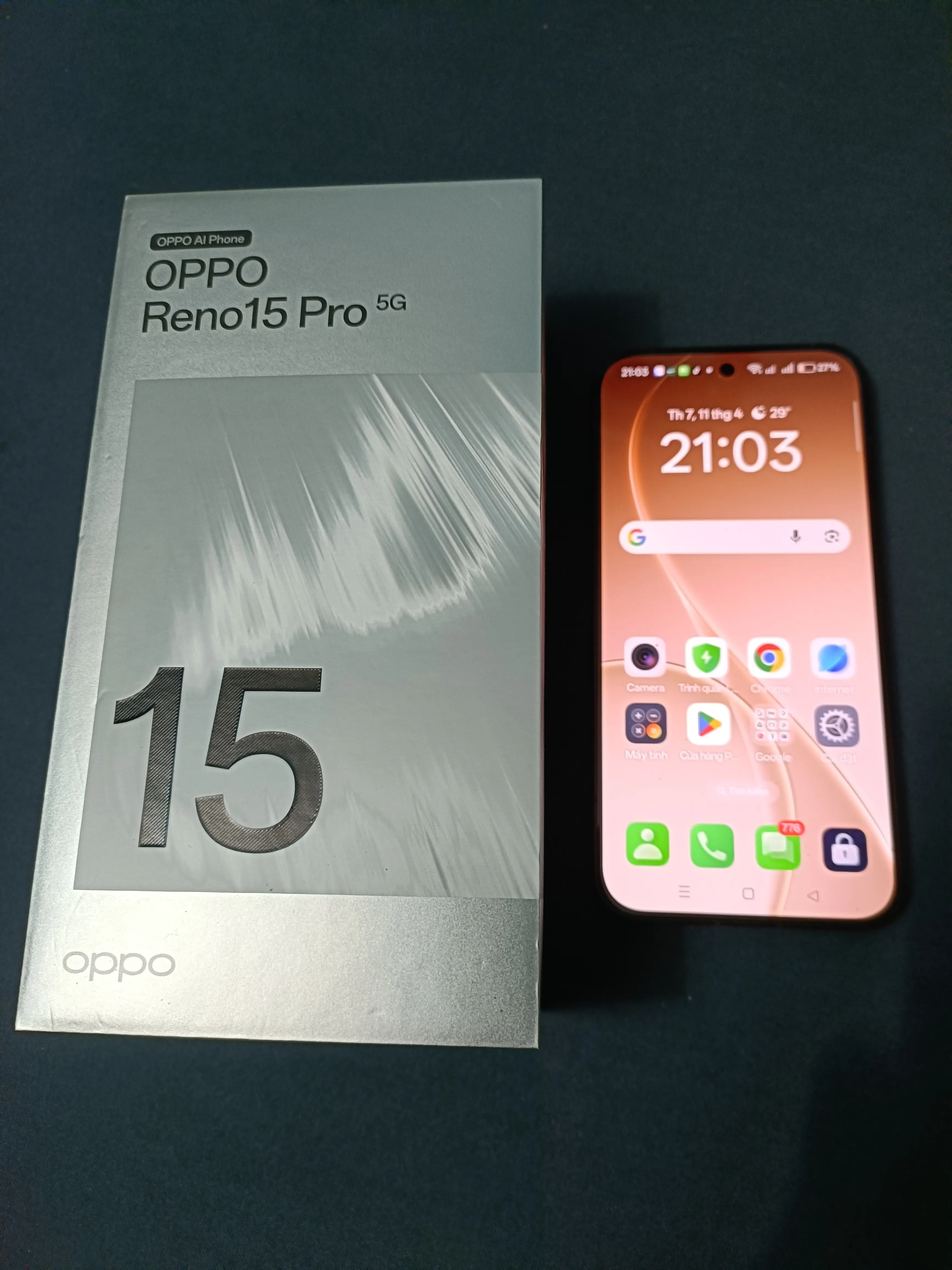 Khách hàng review Điện thoại OPPO Reno15 Pro 5G 12GB/256GB 2