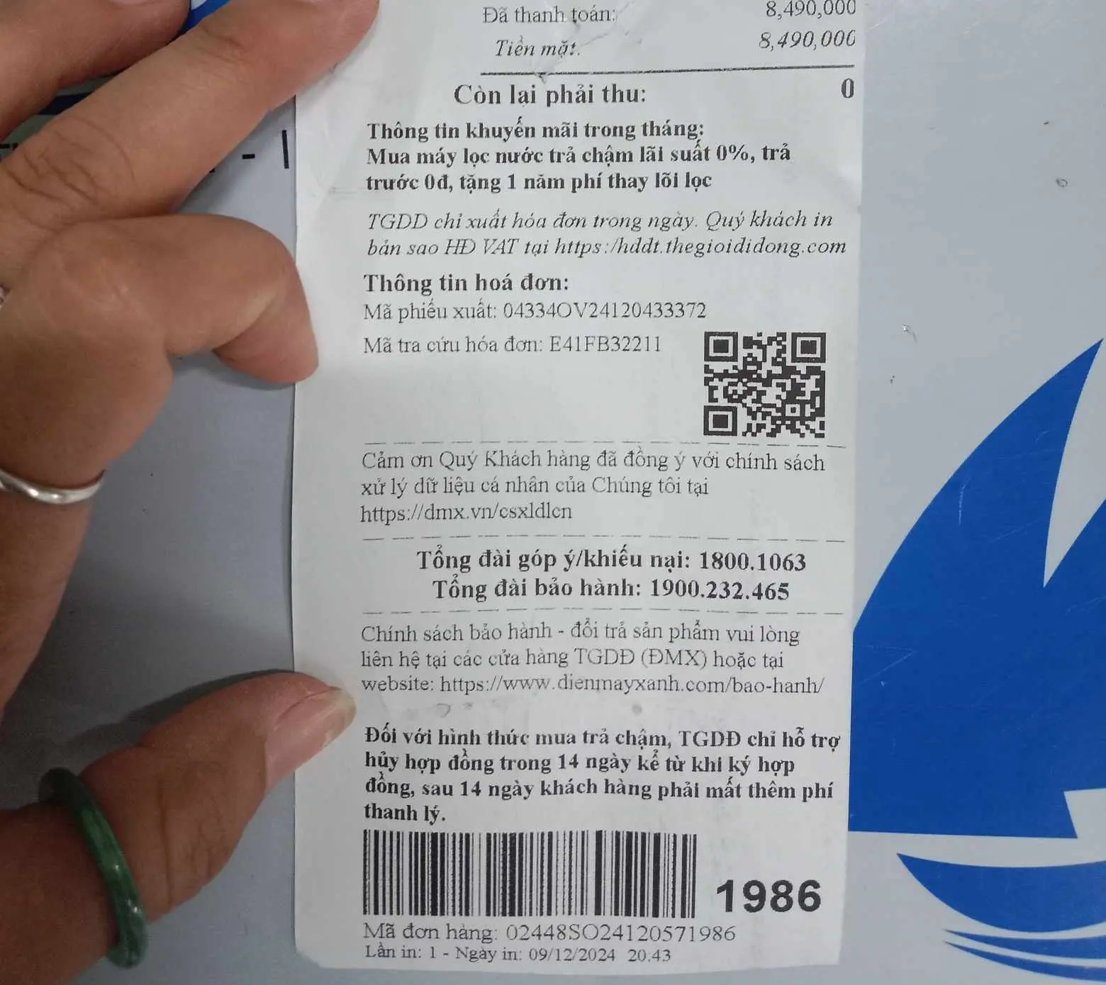 Khách hàng review Tủ lạnh Samsung Inverter 280 lít RB27N4010BU/SV 3