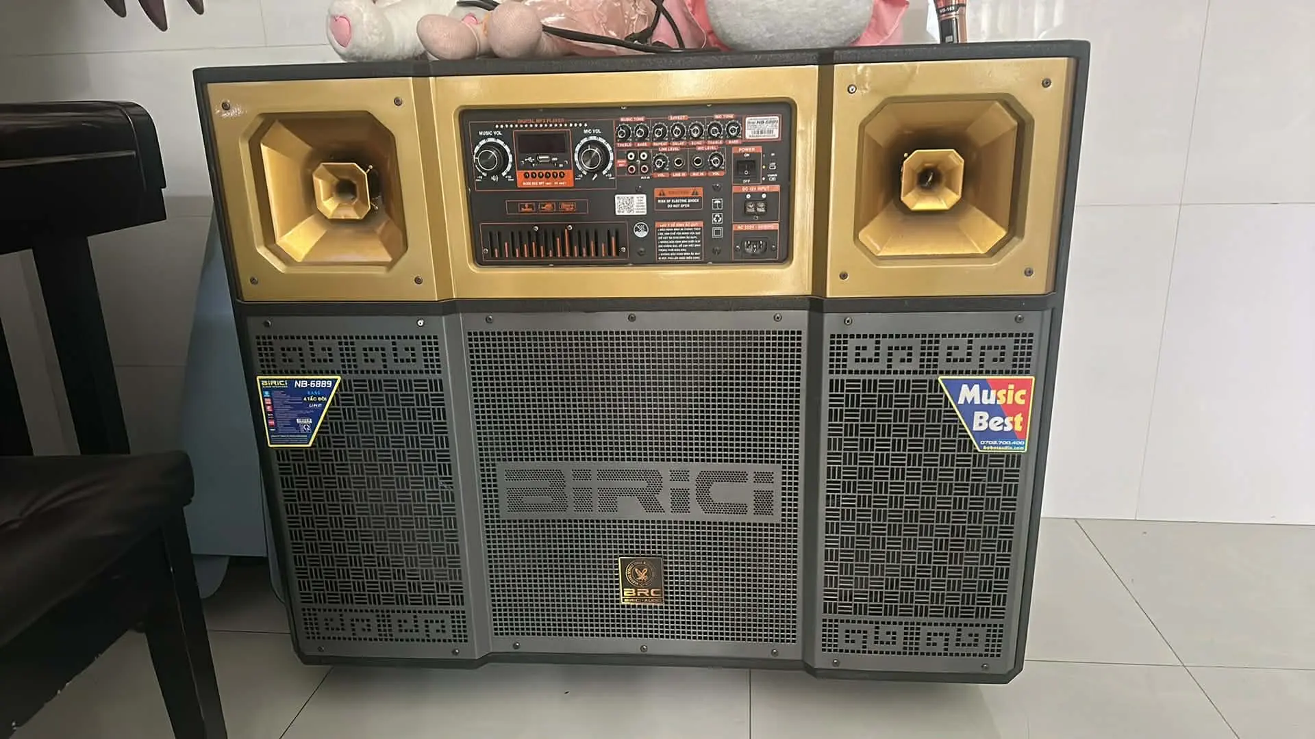 Khách hàng review Loa kéo karaoke Birici NB-6889 1200W 3