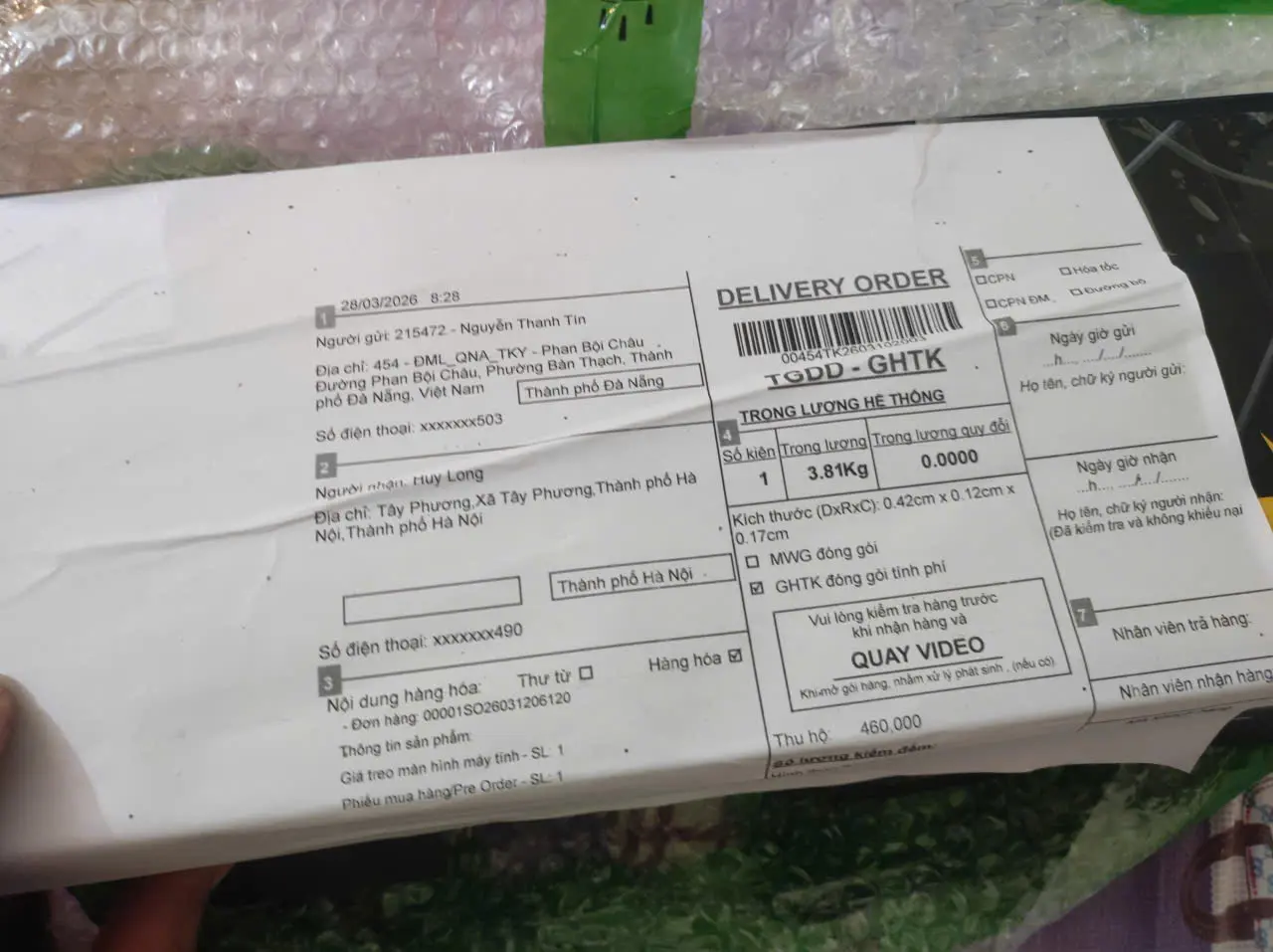 Khách hàng review Giá treo màn hình North Bayou G40 Bạc 1