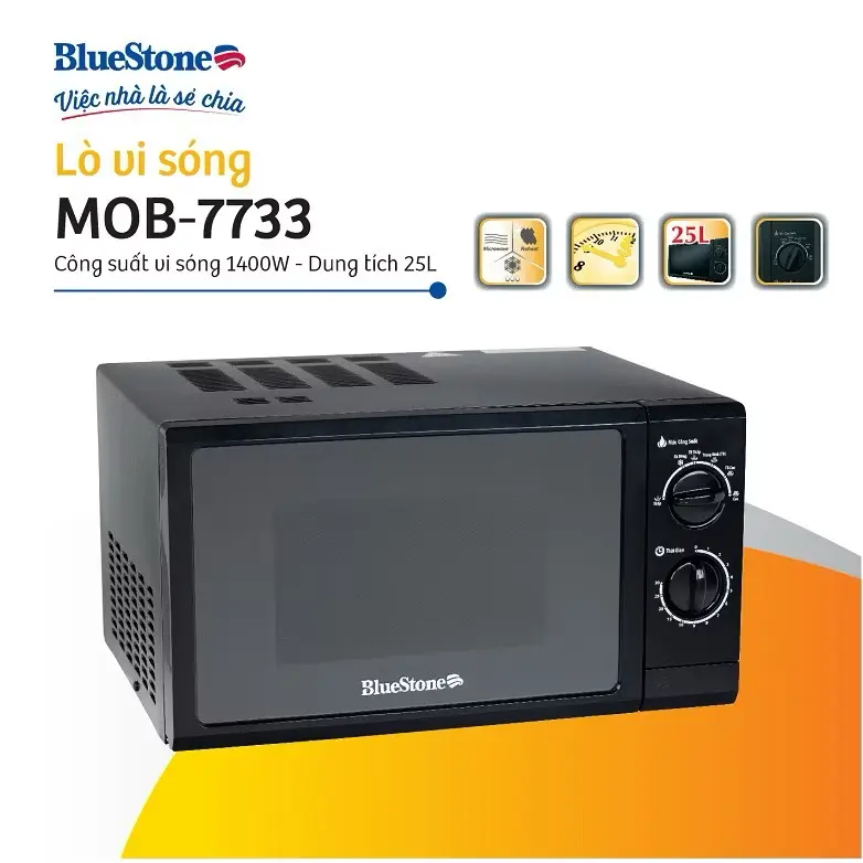 Khách hàng review Lò vi sóng BlueStone MOB-7733 25 lít 2