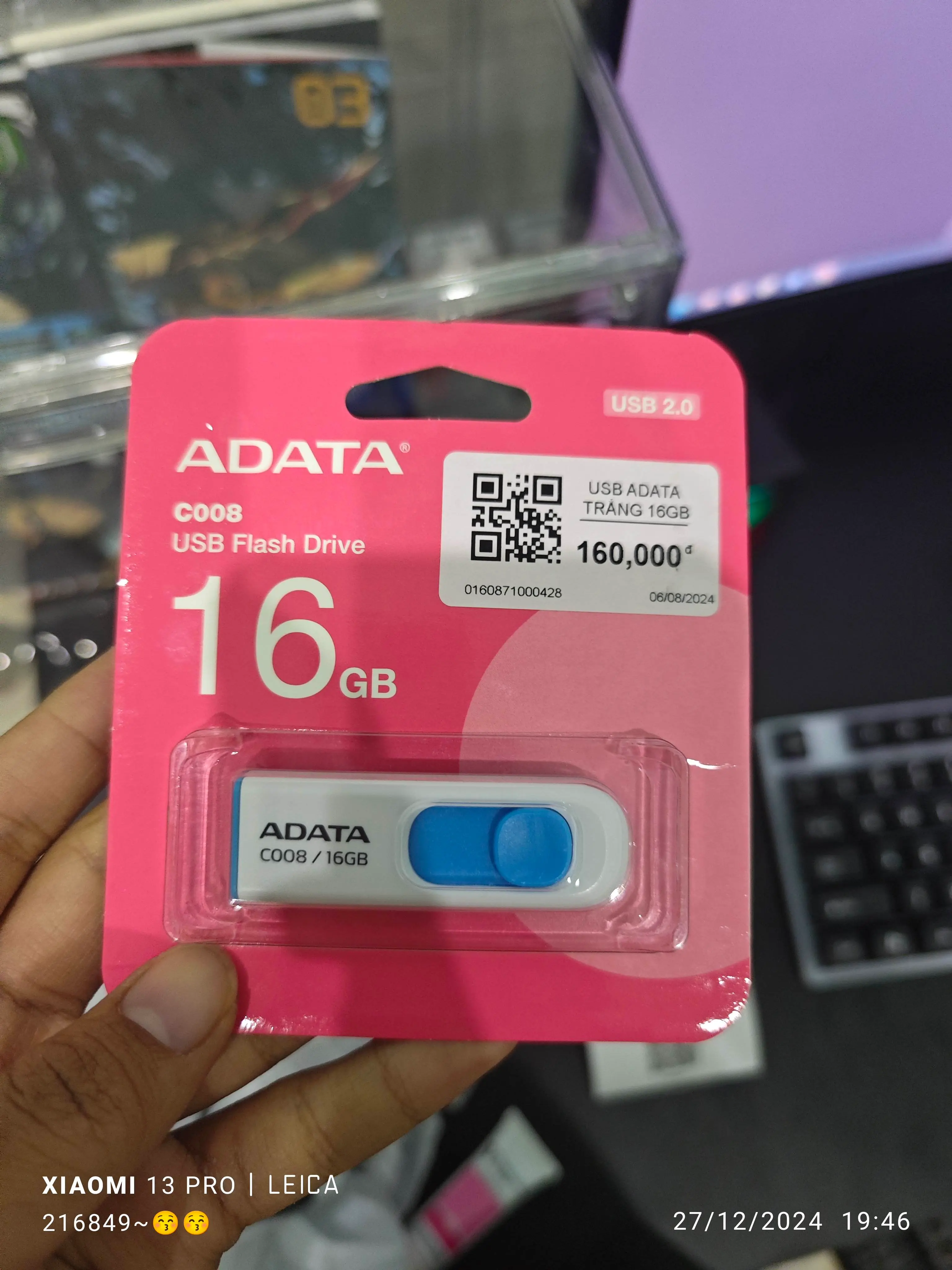 Khách hàng review USB 2.0 16GB Adata AC008 1