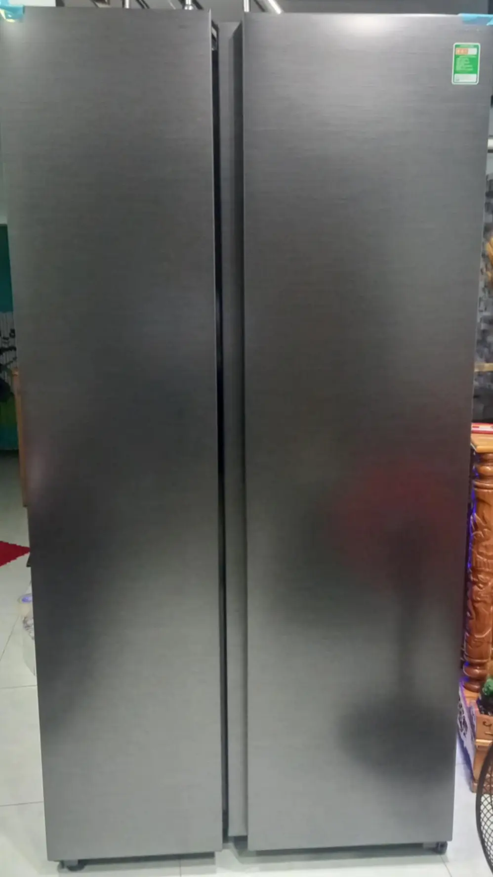 Khách hàng review Tủ lạnh Samsung Inverter 655 lít Side By Side RS62R5001B4/SV 1