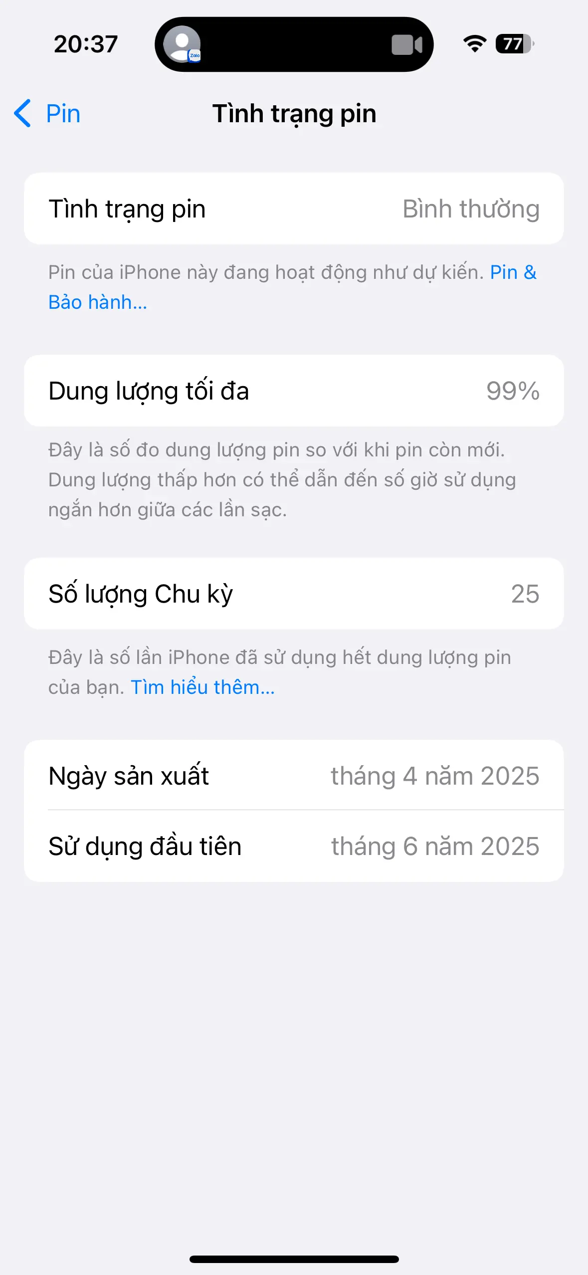 Khách hàng review Điện thoại iPhone 15 128GB 18